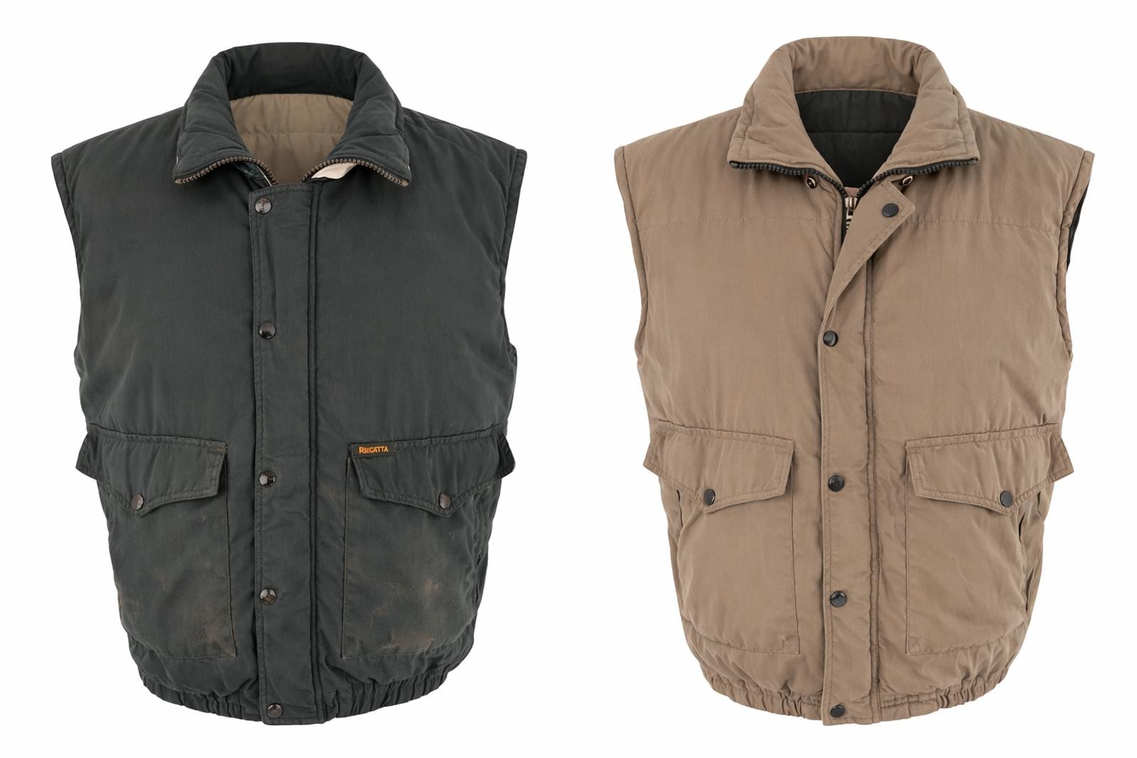 Regatta Reversible Padded Gilet Bodywarmer Green / Beige Men’s Medium