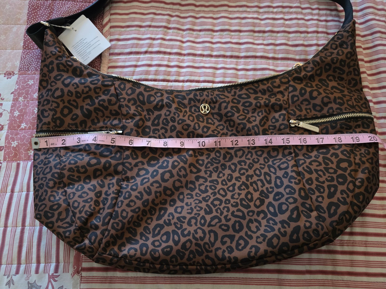 Lululemon Large Slouchy Sling Bag 13L with Metal Hardware