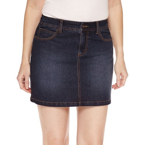 St. John’s Bay Denim Skort Dark Wash Easy Fit Sizes 4, 6, 8, 12