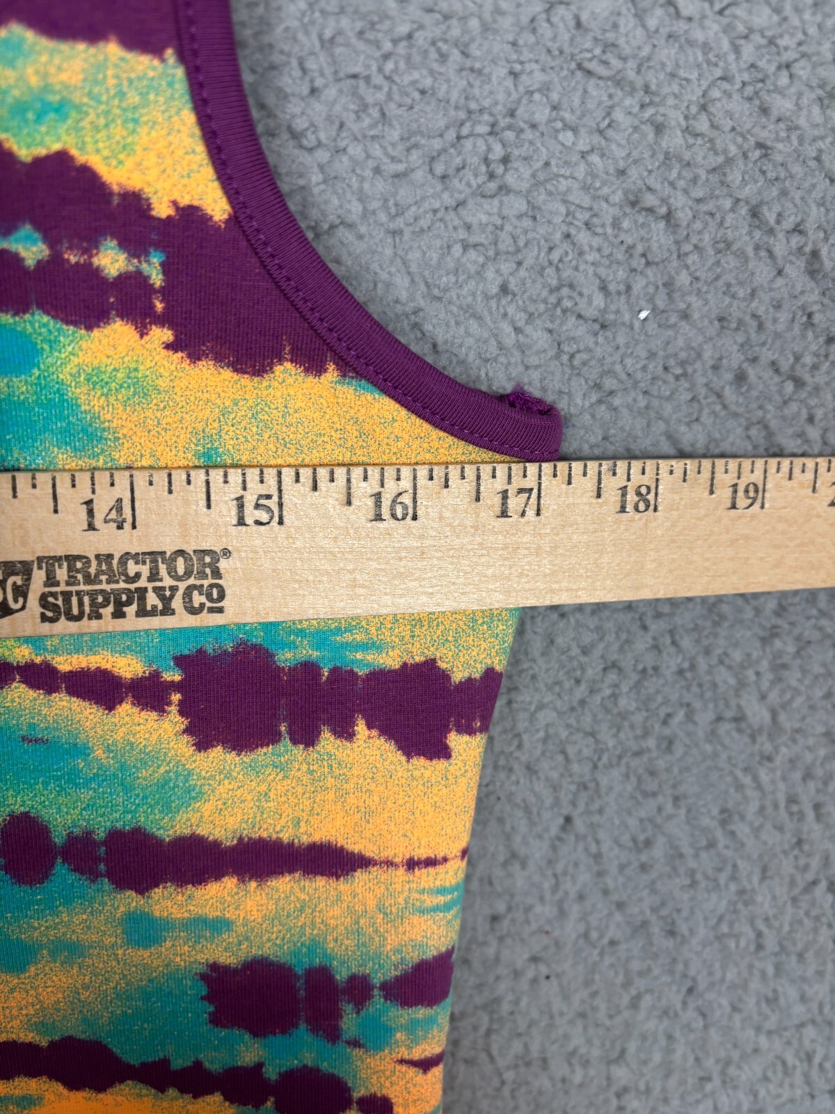 Puma Tie Dye Tank Top 95% Cotton 5% Spandex Large Multicolor New With Tag’s.