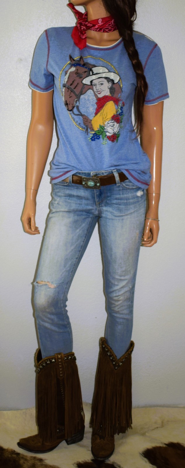DOUBLE D RANCH Winner’s Circle Embroidered Top Small