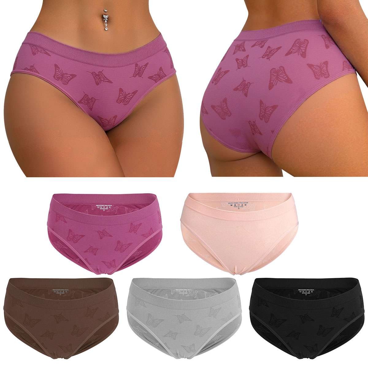 Womens Menstrual Period Leak-Proof Briefs Cotton Panties Knickers Underwear 1-5X