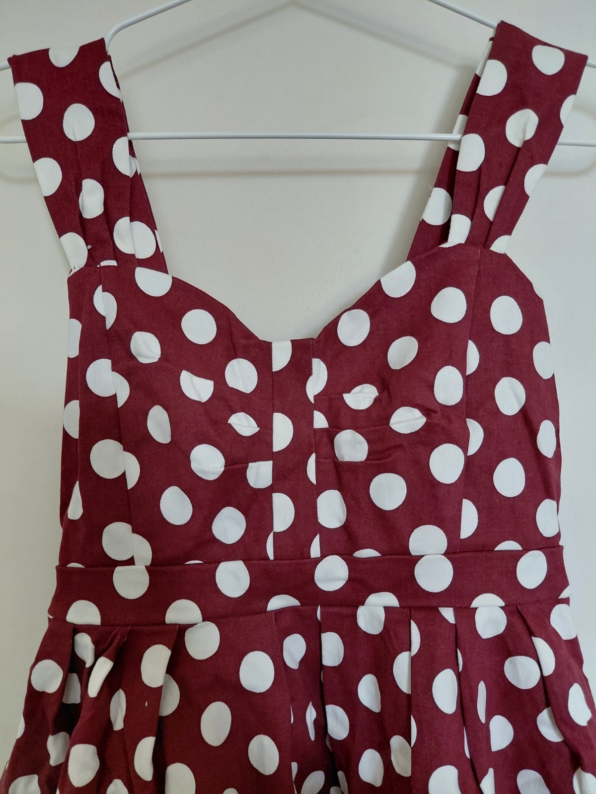 LINDY BOP Polka Dot 1950’s Style Women’s cotton dress Size 10 BRAND NEW