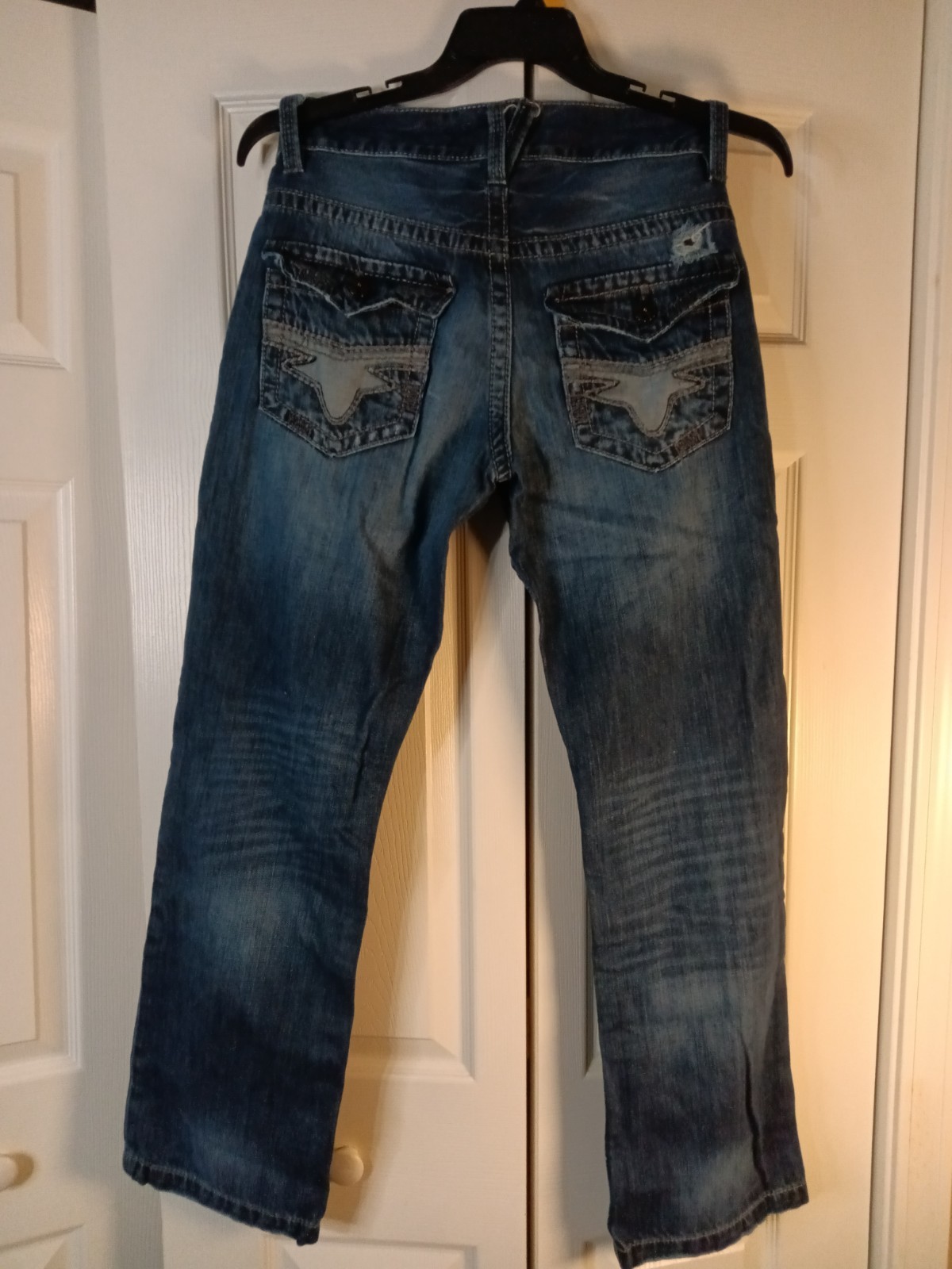 Decree Mens 31×32 Blue Jeans Boot Cut
