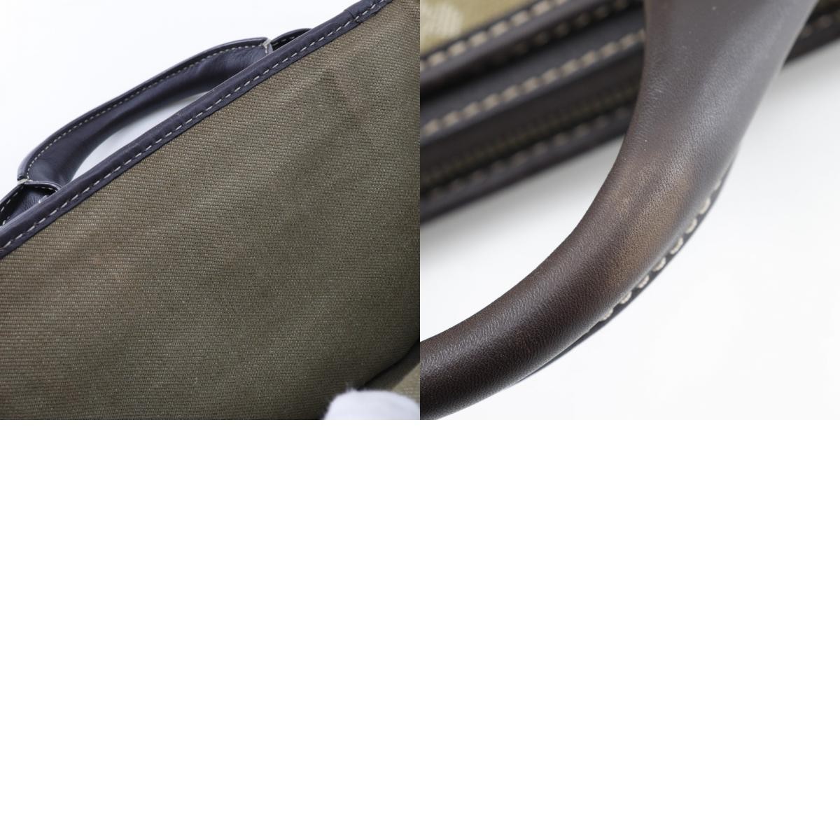 CELINE Boogie bag Handbag Macadam khaki canvas Women