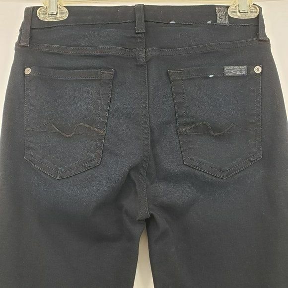 7 For All Mankind Kimmie Straight Leg Jeans Dark Wash Women’s Size 26 NWOT