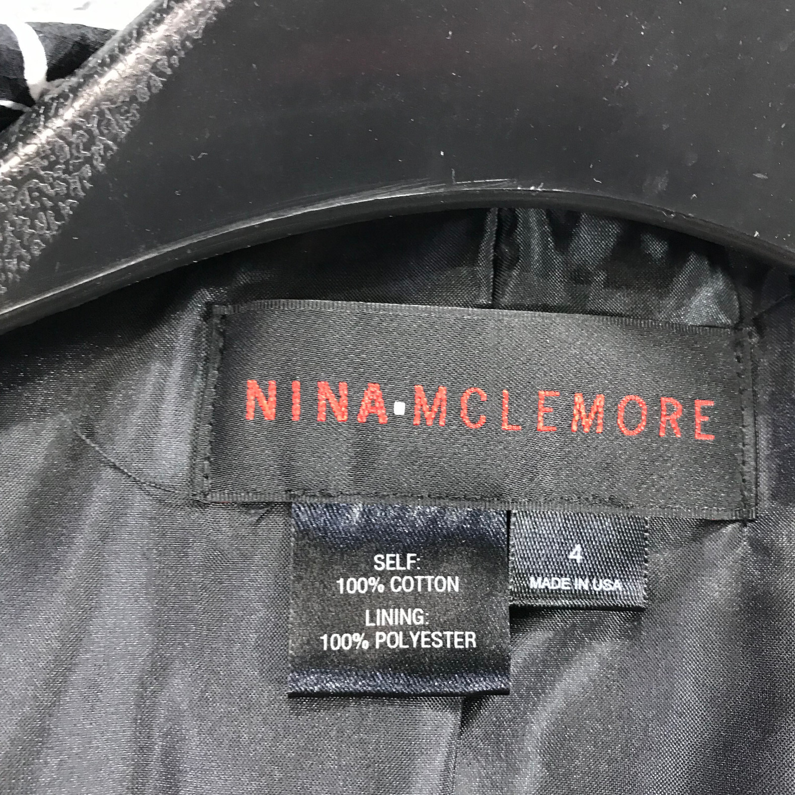 NINA MCLEMORE Jacket Womens 4 Waffle Heart Suzanne Jacket Blazer Coat $ 695