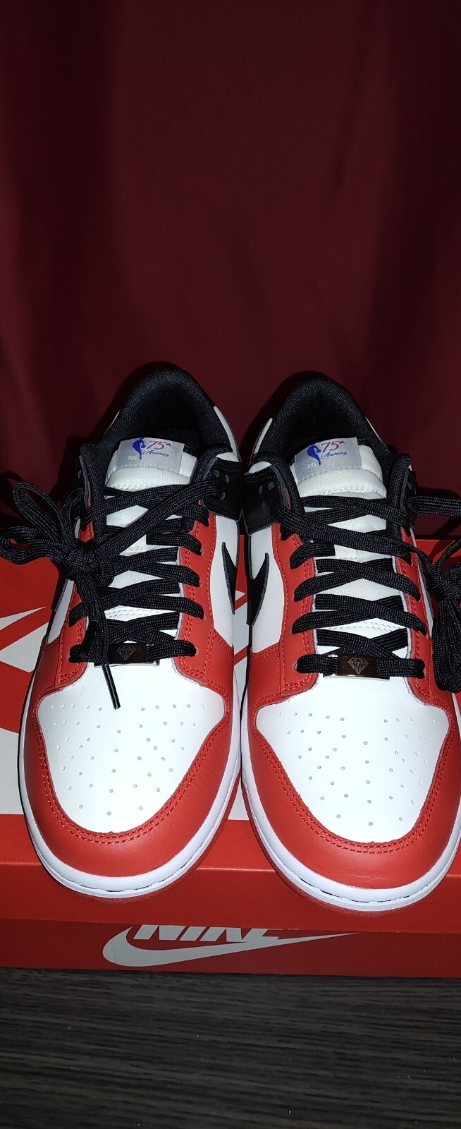 Size 10 – Nike Dunk Low EMB x NBA 75th Anniversary – Bulls 2021