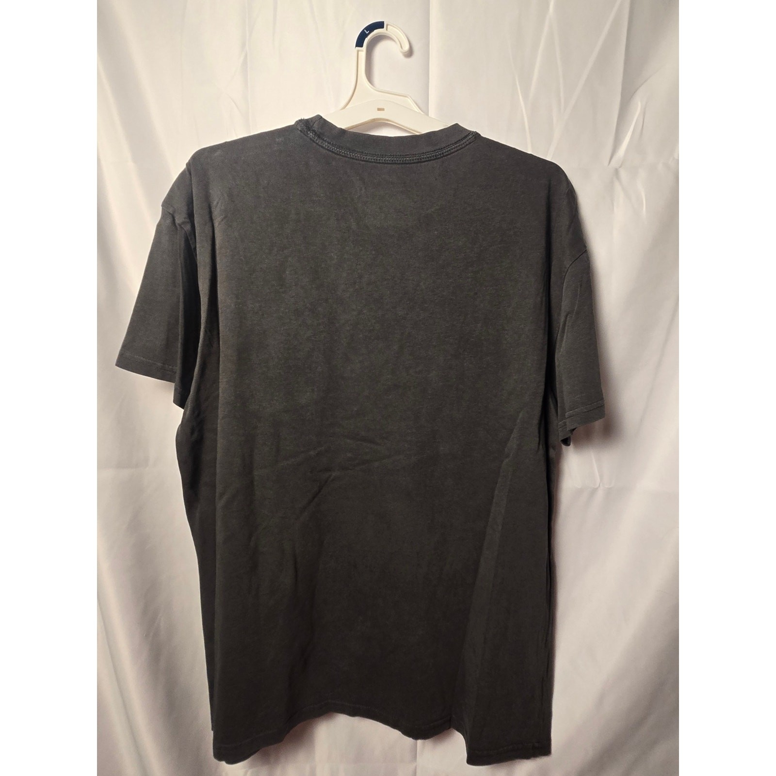 Men’s Heavyweight Short Sleeve T-Shirt – Goodfellow Black Gray Hematite Size L