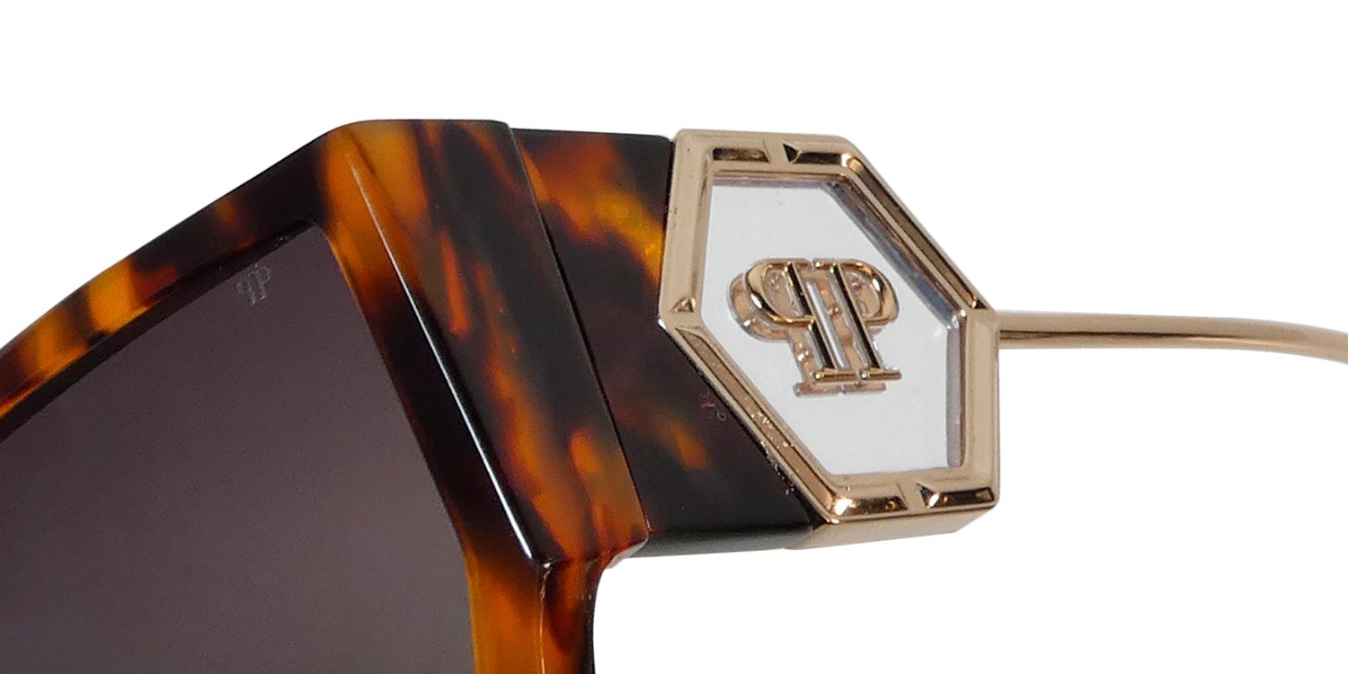NEW PHILIPP PLEIN SPP040 SPACE ROCK PLEIN SUNGLASSES FULL-RIM ITALY 0728