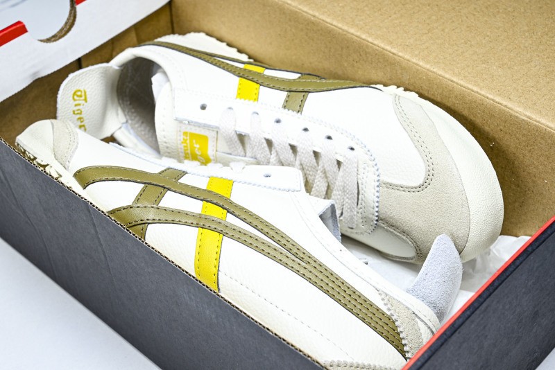 Onits*ka Tiger Mexico 66 Cream Rover 1183A201-124 Unisex Size 4-11