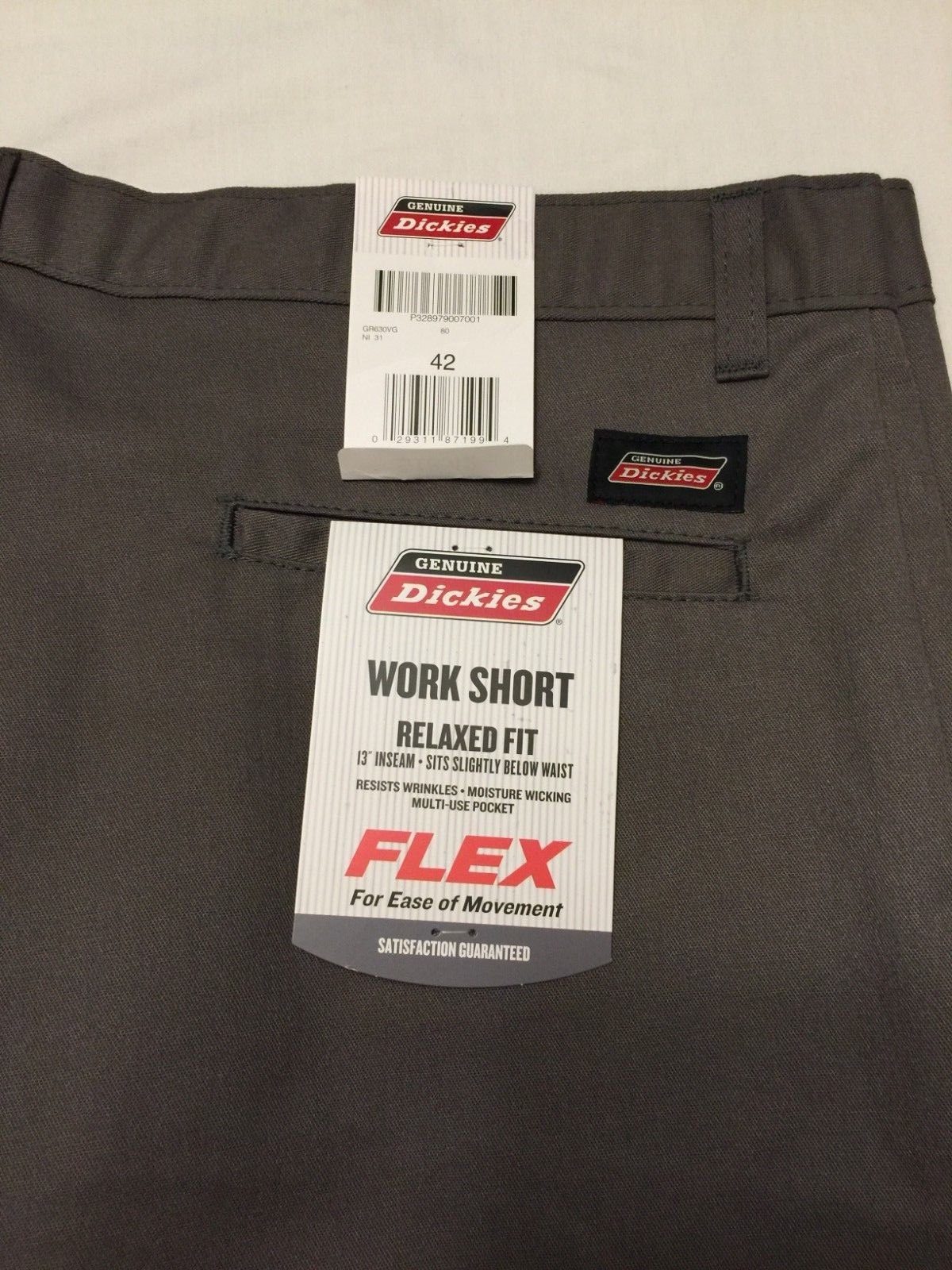Dickies Men 5 Pocket (w Multi Tech Use) Shorts Work Flex 13″ -W/ Tag 30 32 40 42
