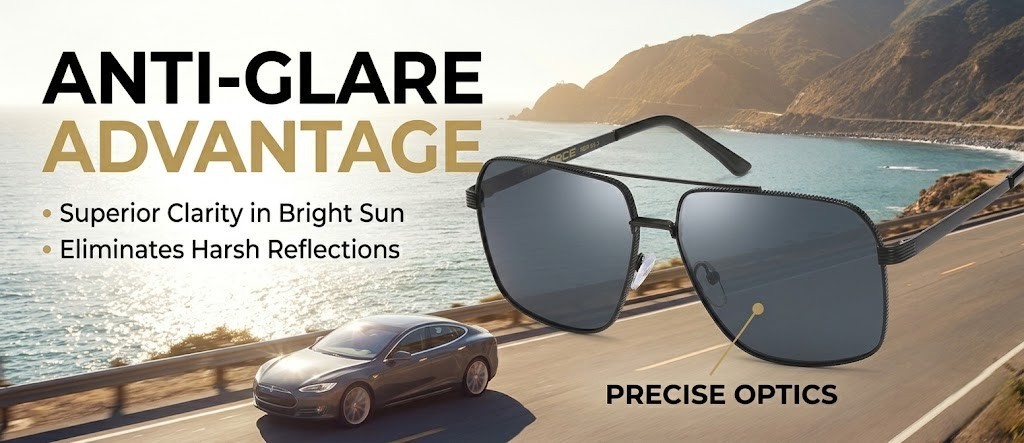 New Premium Light Tinted With UV400 Lens Square Aviator Sunglasses Metal Frame