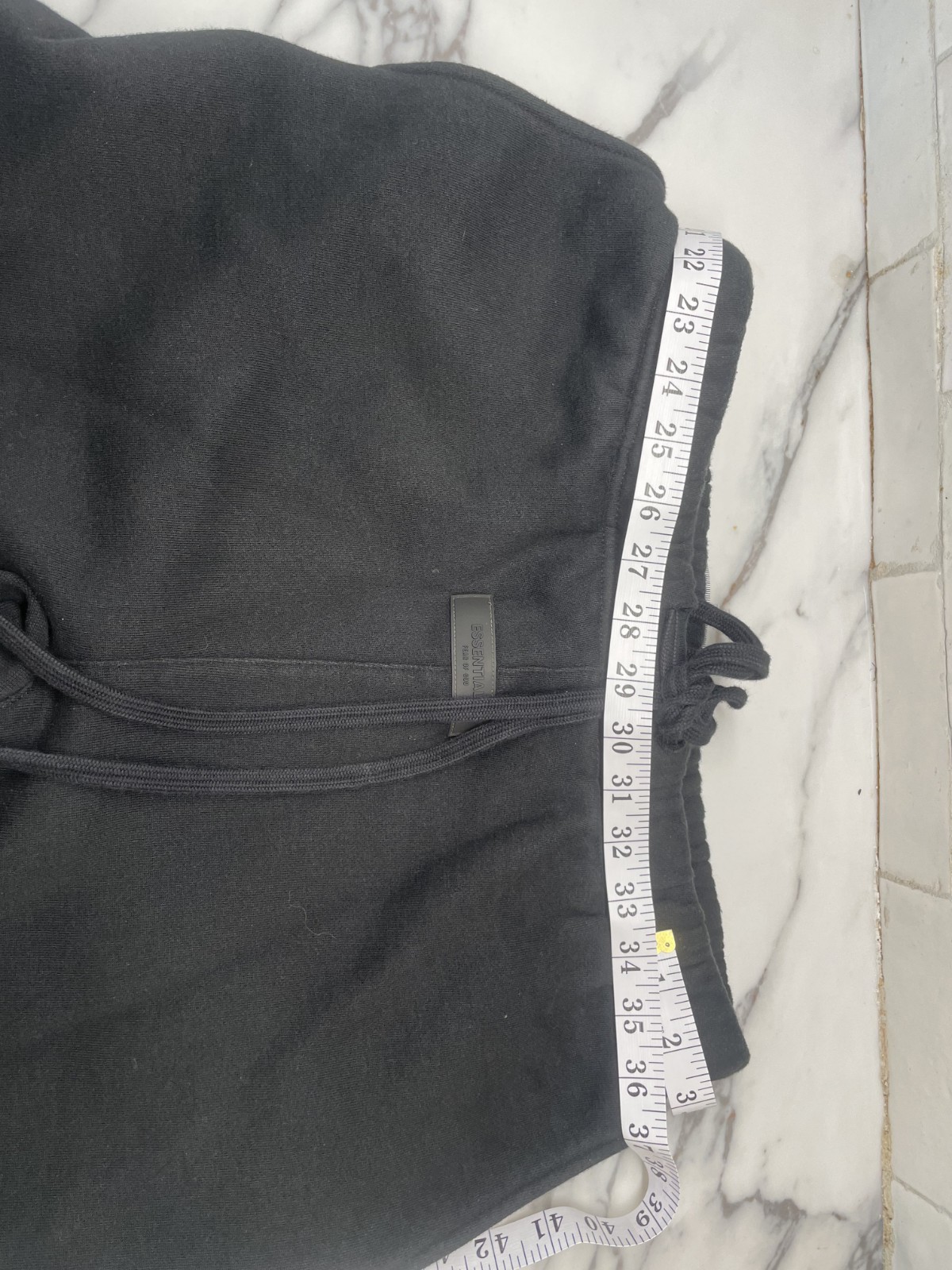 fear of gods essentials sweatpants black medium