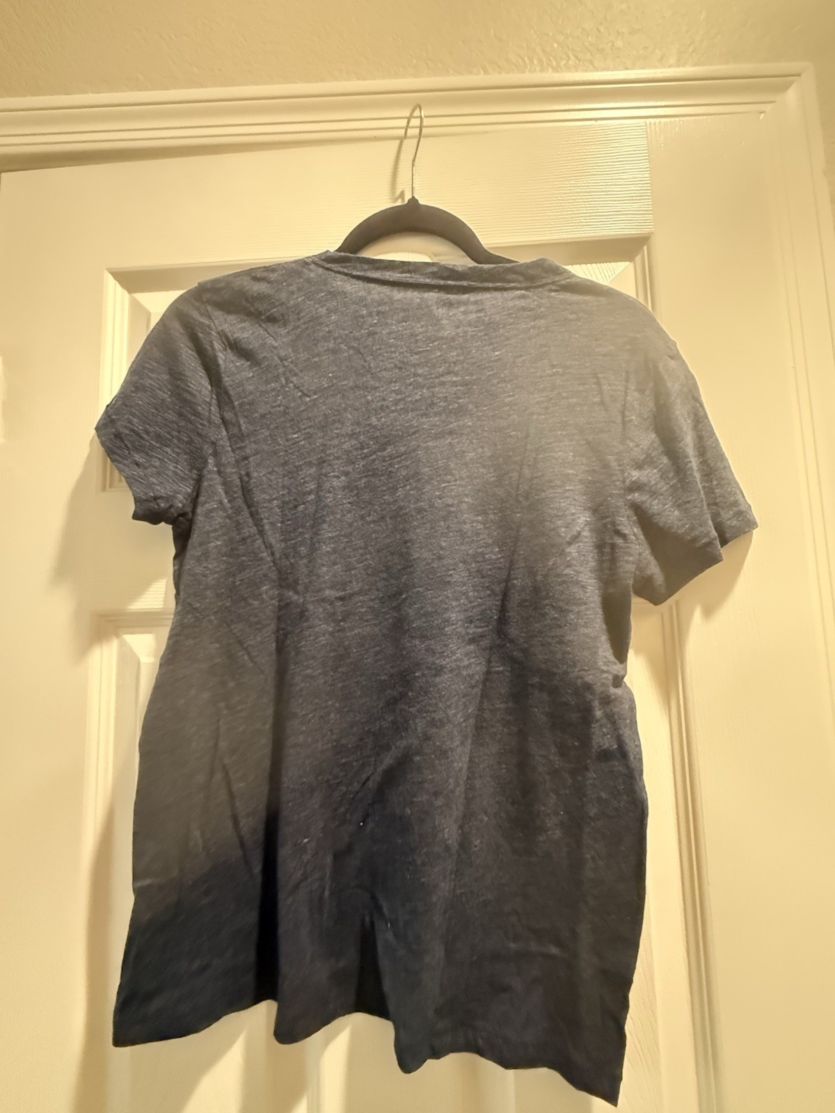 Madewell Cotton Pocket T Shirt Medium Heather Indigo Womens