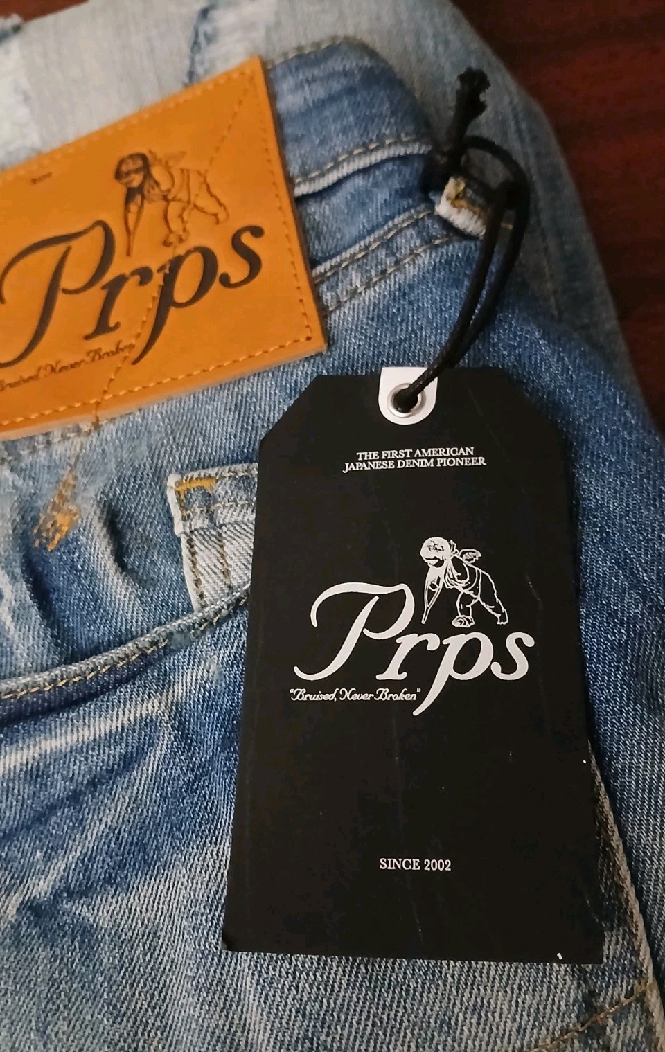 PRPS Jeans Size 30 Micaiah Skinny Distressed Paint Splatter 33.5″ Inseam NWT