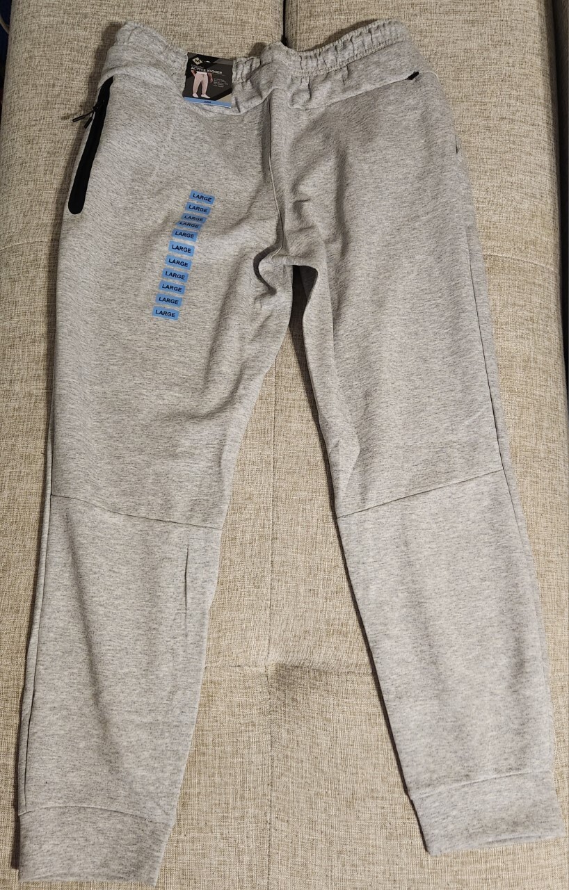 Men’s Everyday Active Jogger Pants/Lt.Gray color/sizes from S – XXL