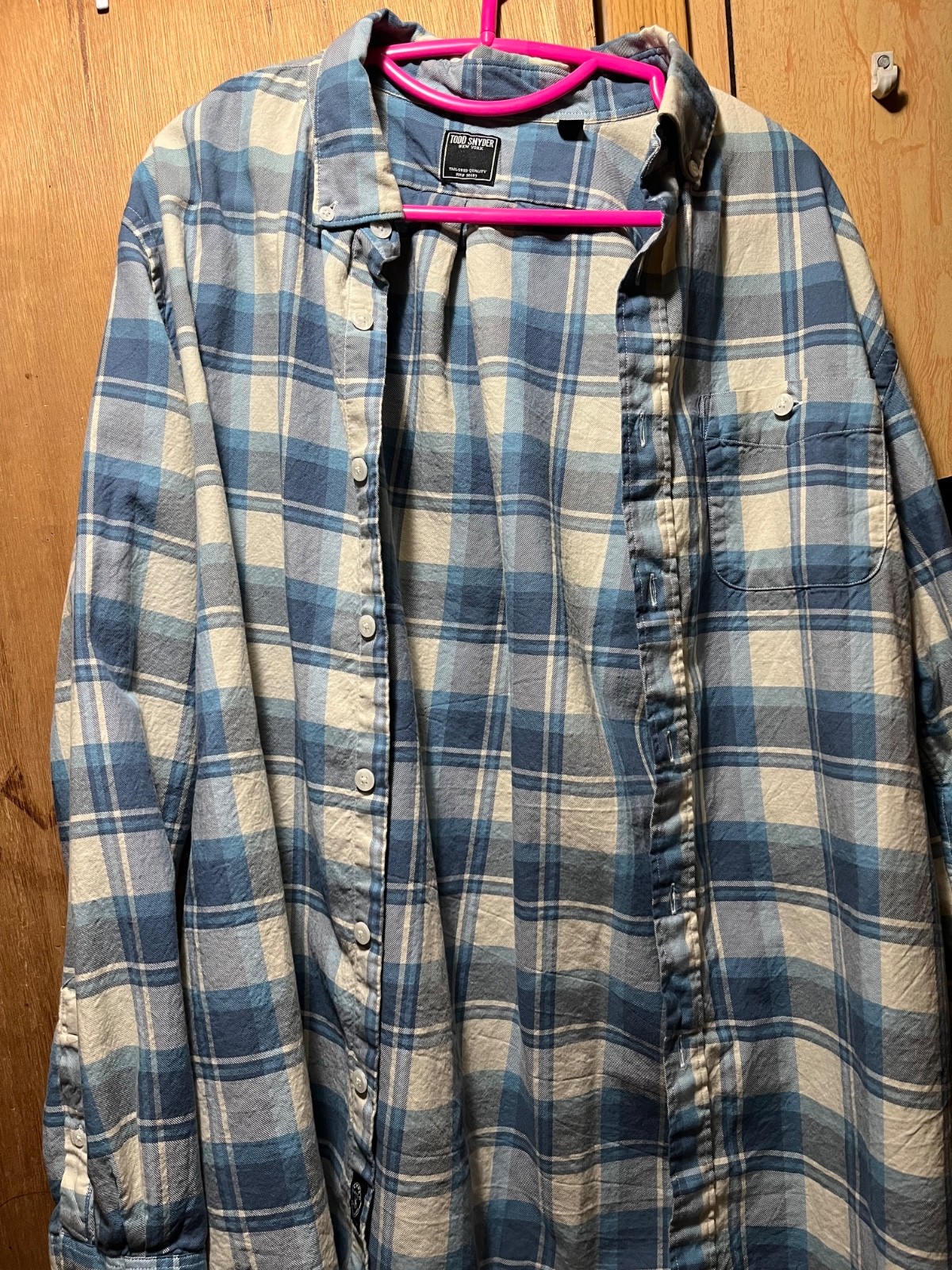 Todd Snyder XL button down flannel shirt