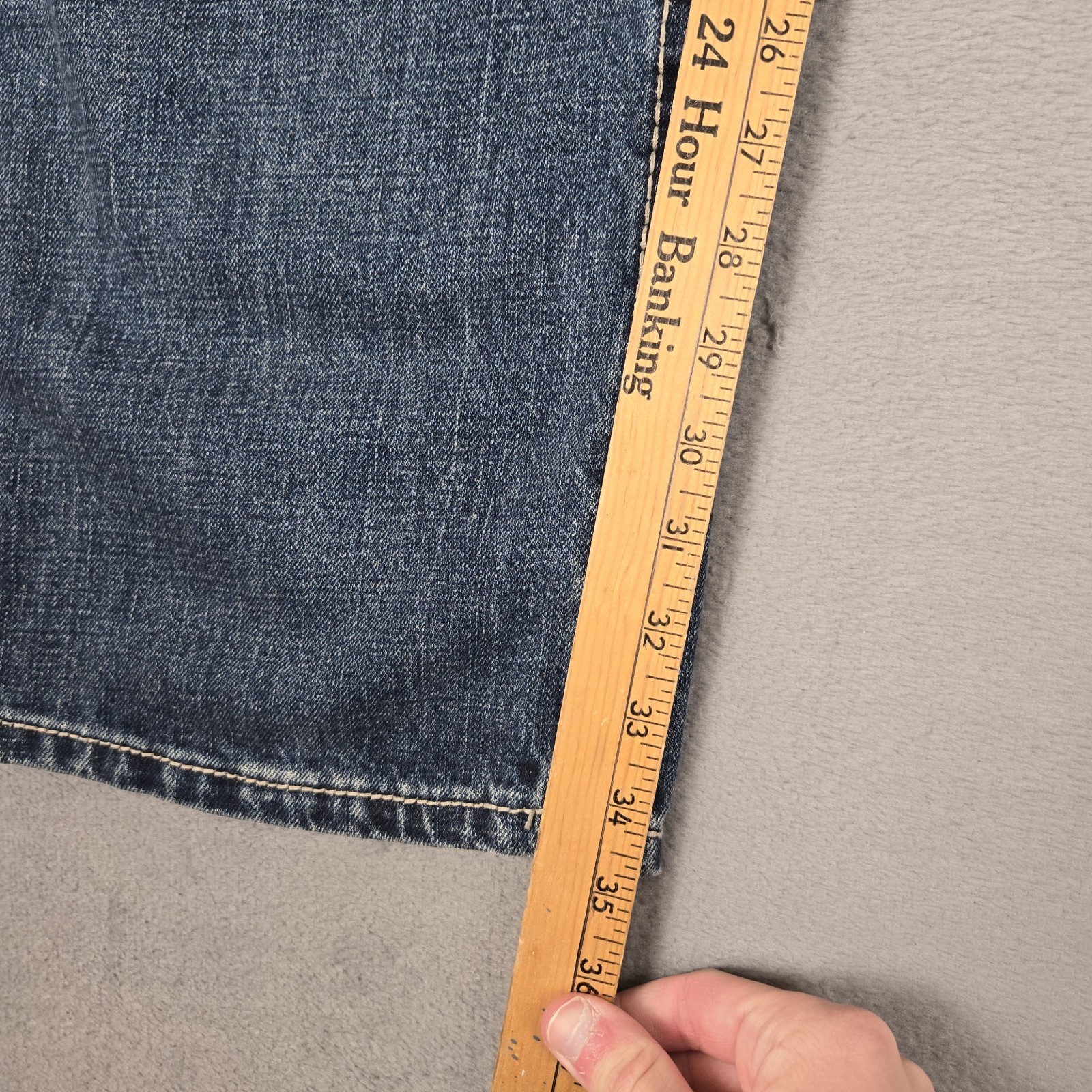 Ariat Jeans Mens 34×36 M4 Relaxed Bootcut Denim Gulch Blue Cowboy Western NWT