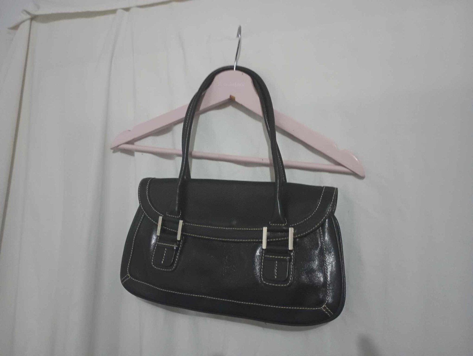nordstorm genuine leather handbag black(byt8)