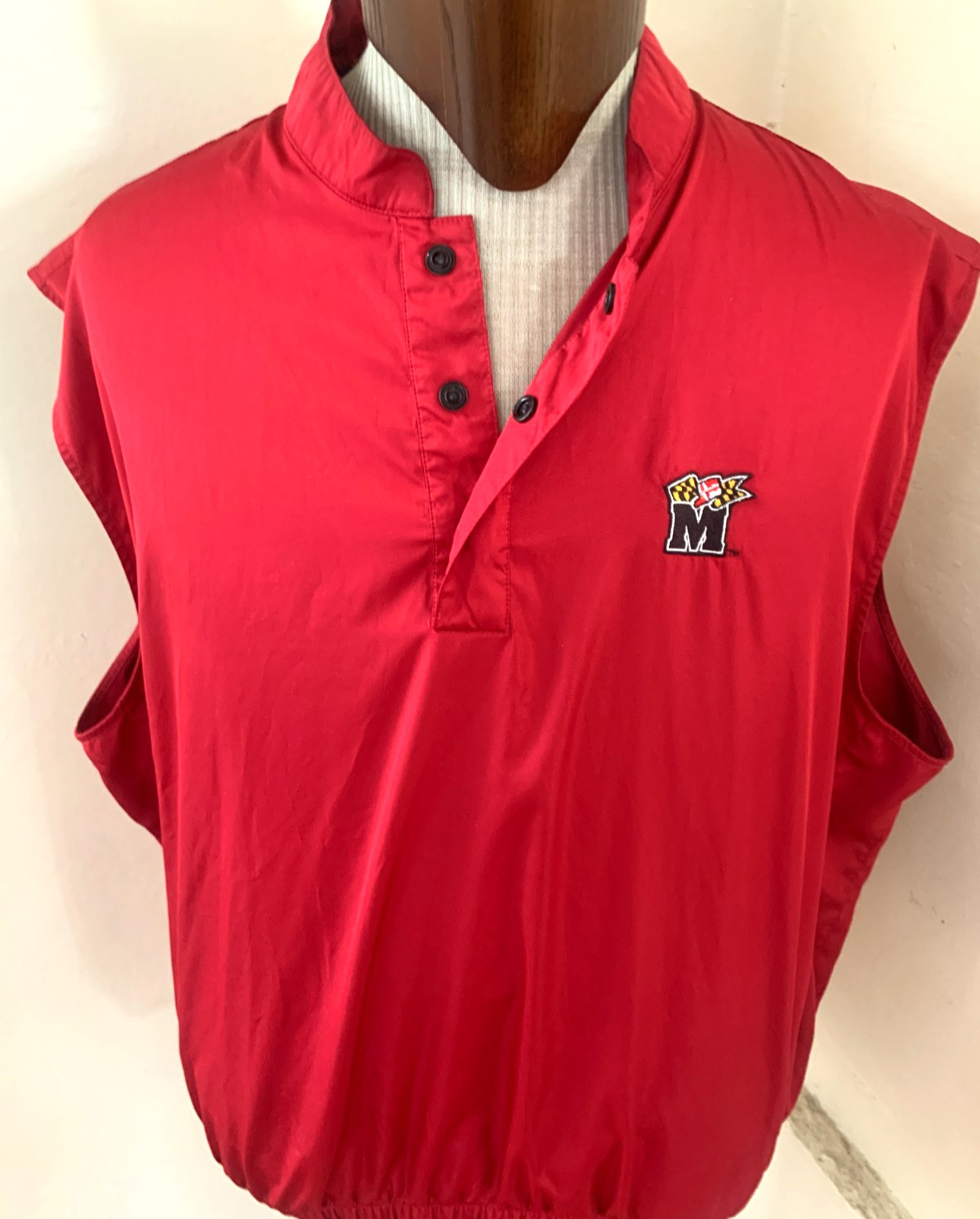 FootJoy FJ Golf Pullover 1/4 Snap Performance Vest Men’s Size Large U Maryland