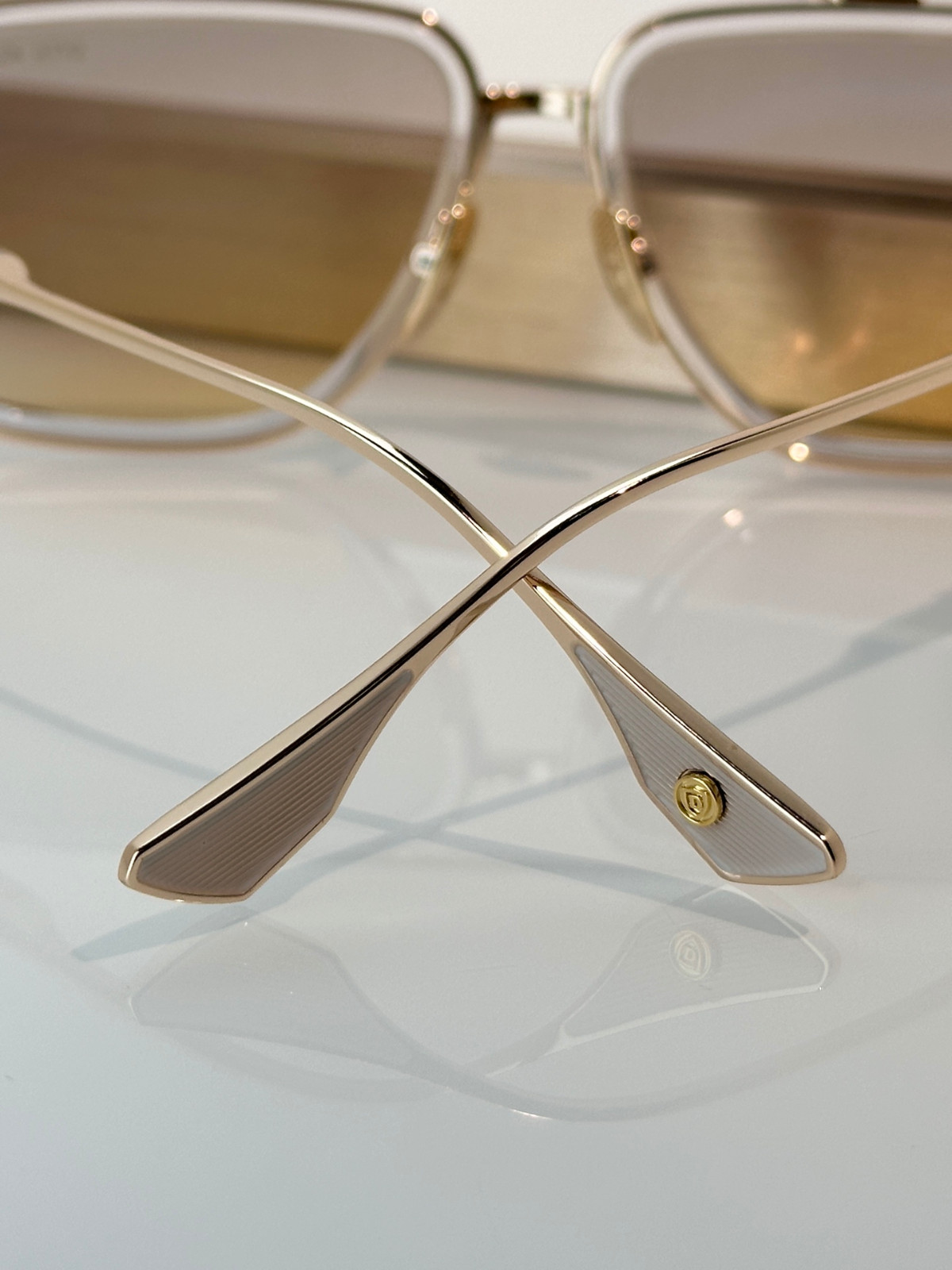 DITA KUDRU DTS436-A-01 Titanium Sunglasses Gold Gray Gradient 61mm Japan