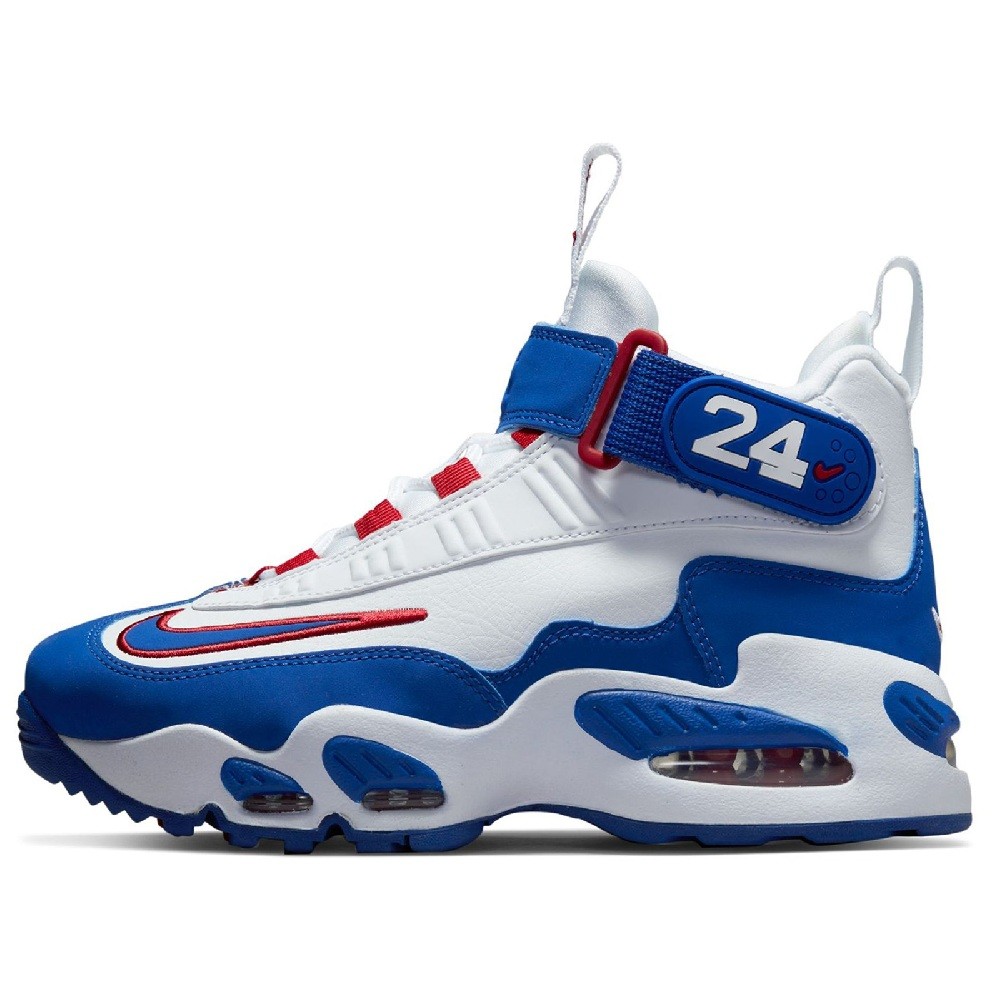 Big Kid’s Nike Air Griffey Max 1 White/Old Royal-Gym Red (DX3724 100)