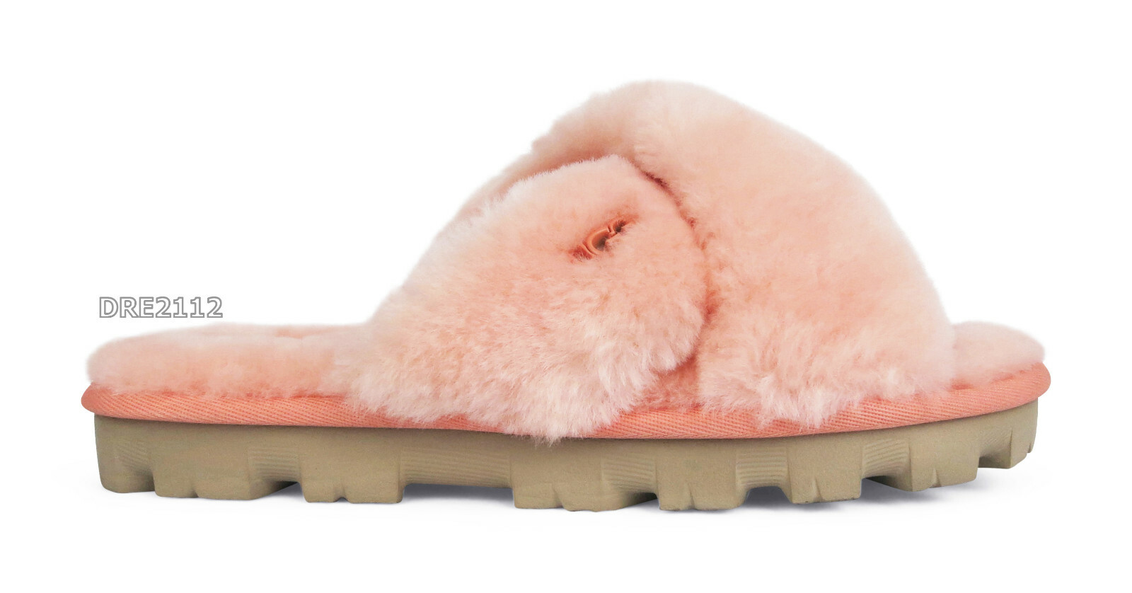 UGG Fuzzette Beverly Pink Fur Slippers Womens Size 8 *NIB*