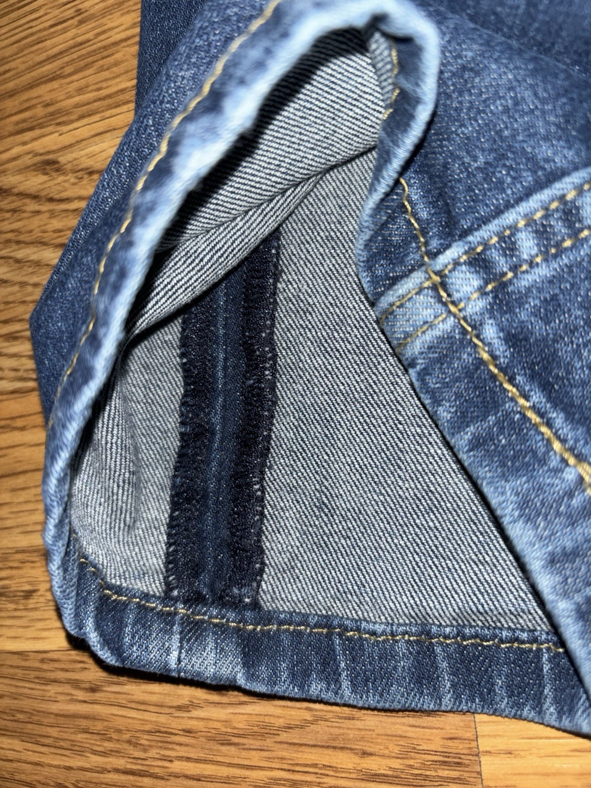 Levi’s 513 Selvedge Slim Straight Leg Jeans Men’s Size 33×31 Medium Wash Denim