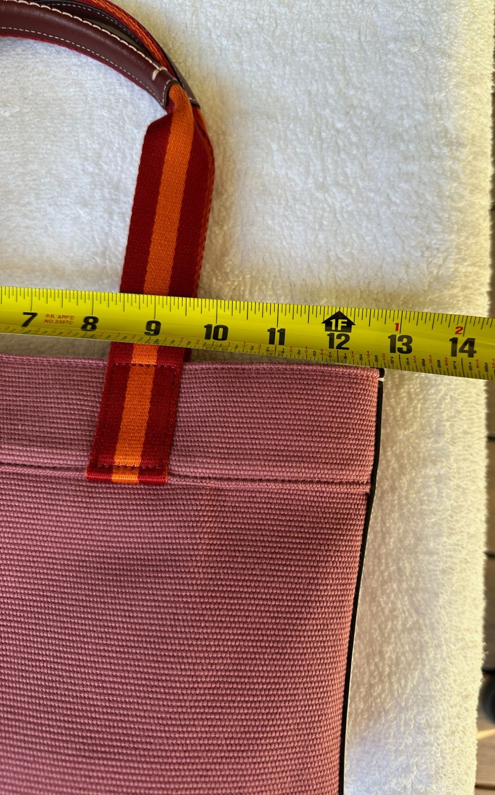 COACH Small Canvas And Smooth Leather Shoulder Tote Light Raspberry Multi CK168