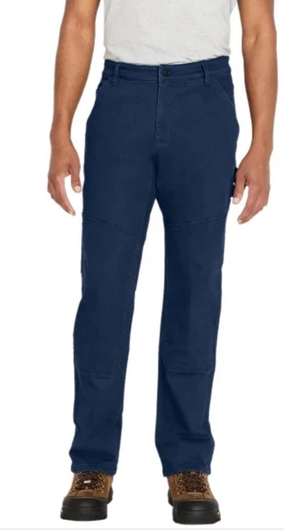 CAT Men’s Utility Work Pants 30×30 Navy Flex Waistband Durable Construction