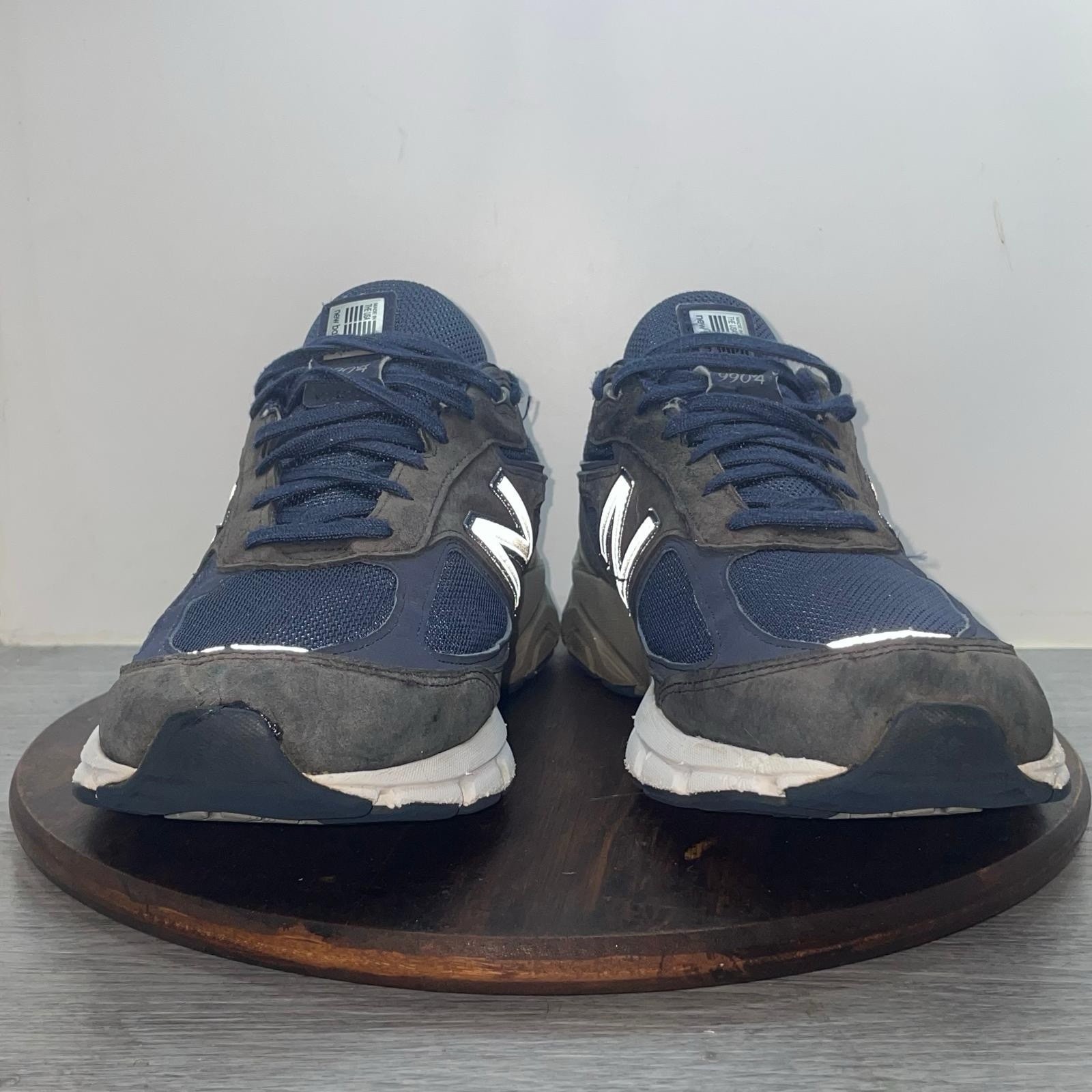 New Balance 990v4 Men’s Size 12 2E Navy Blue Suede Running Shoes Sneaker M990NV4