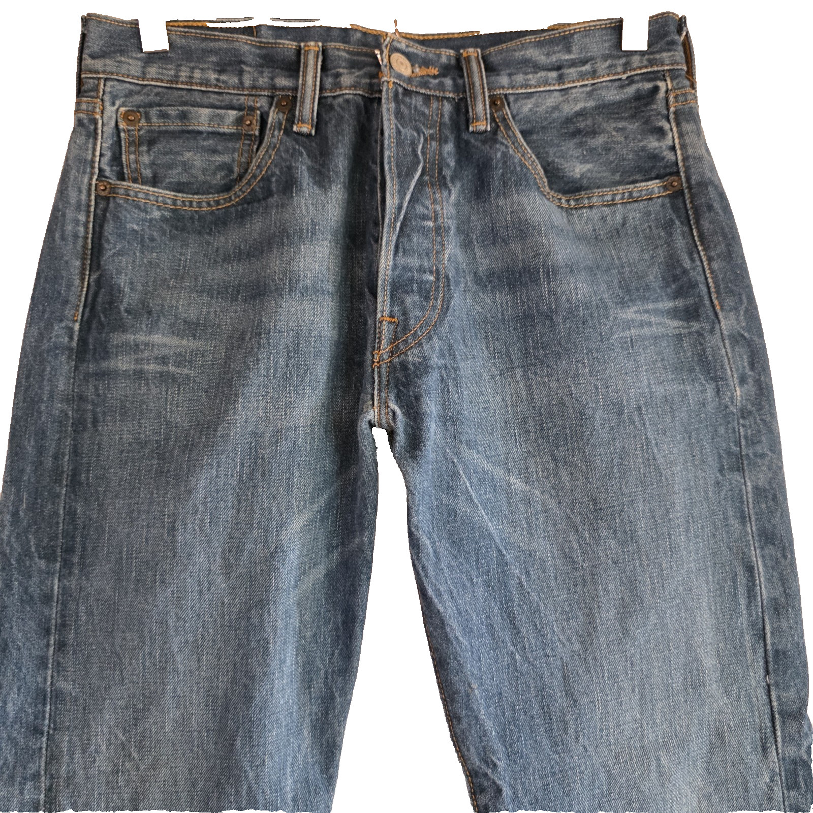 Levis 501 Jeans Mens 30×30 Blue Original Fit Straight Leg Button Fly (See Below)