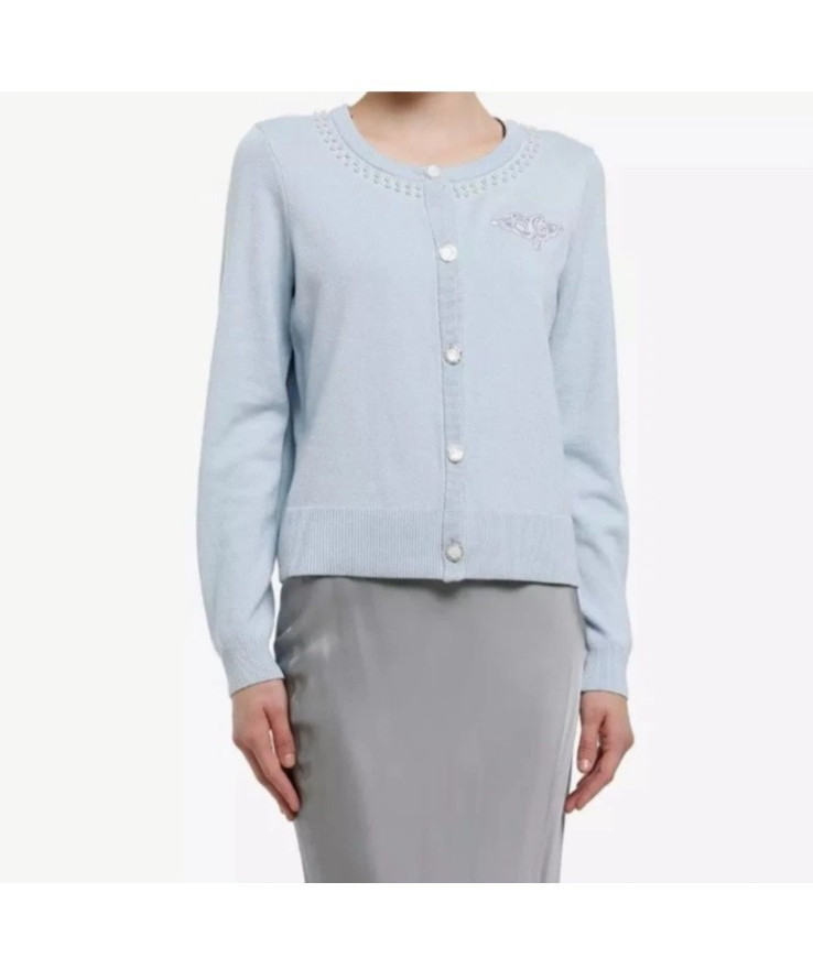 New Star Wars Padme Pearlized Long Sleeve Cardigan SZ L NWT
