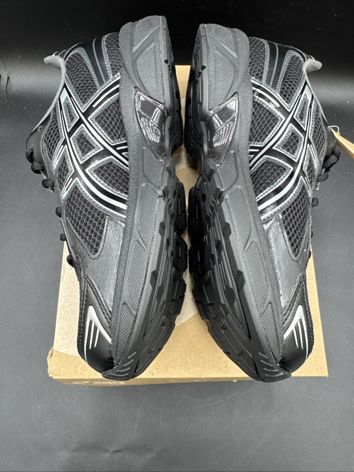 PICK SIZE – Asics Unisex Gel-1130 Black / Pure Silver Mesh Running Sneakers