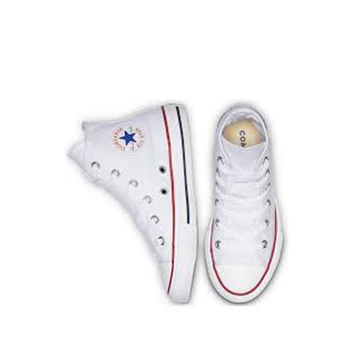 Converse Chuck Taylor All Star Hi Little Kid Optic White High Top Sneaker New