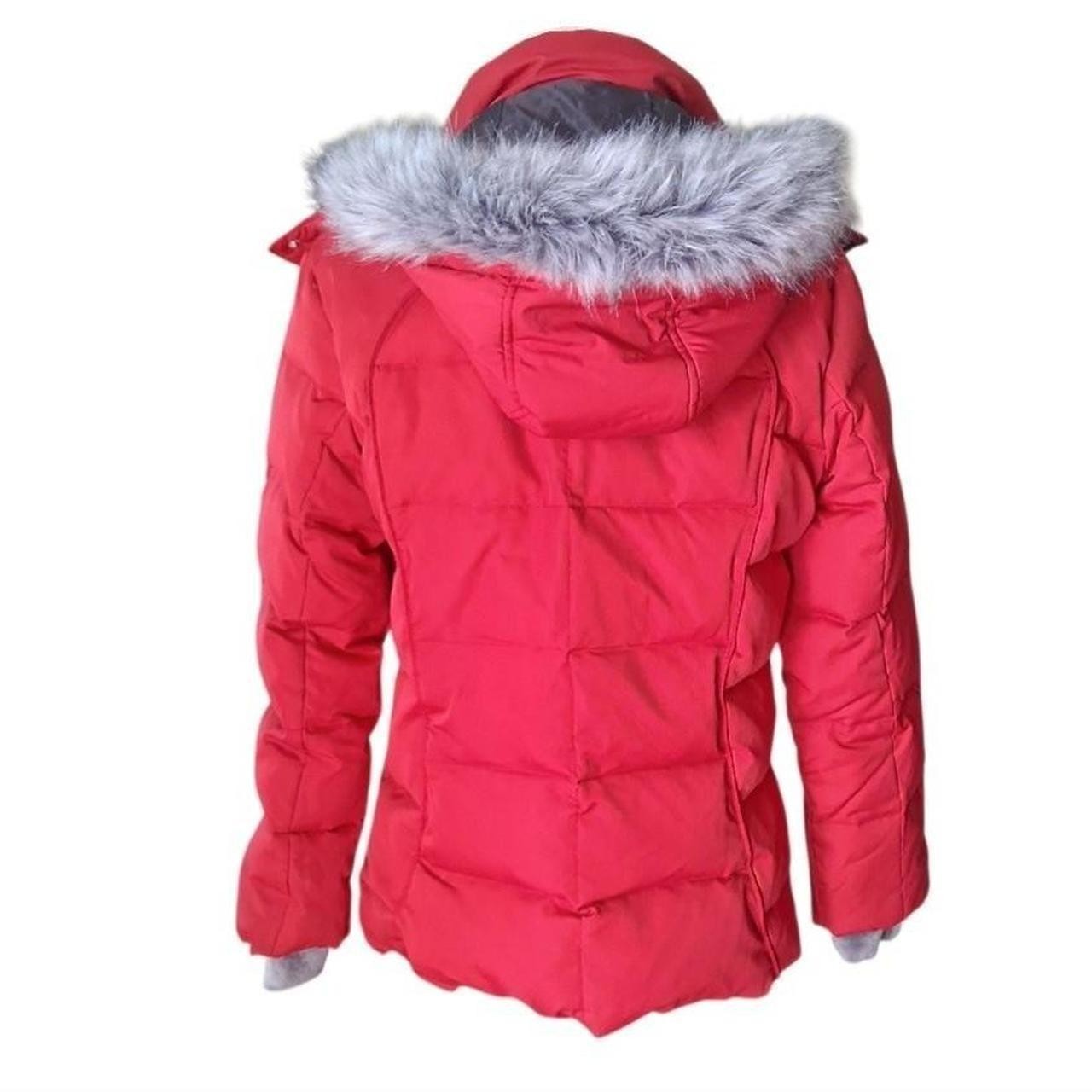 Free Country Power Down Series Winter Coat With Faux Fur Lined Hood Size Medium