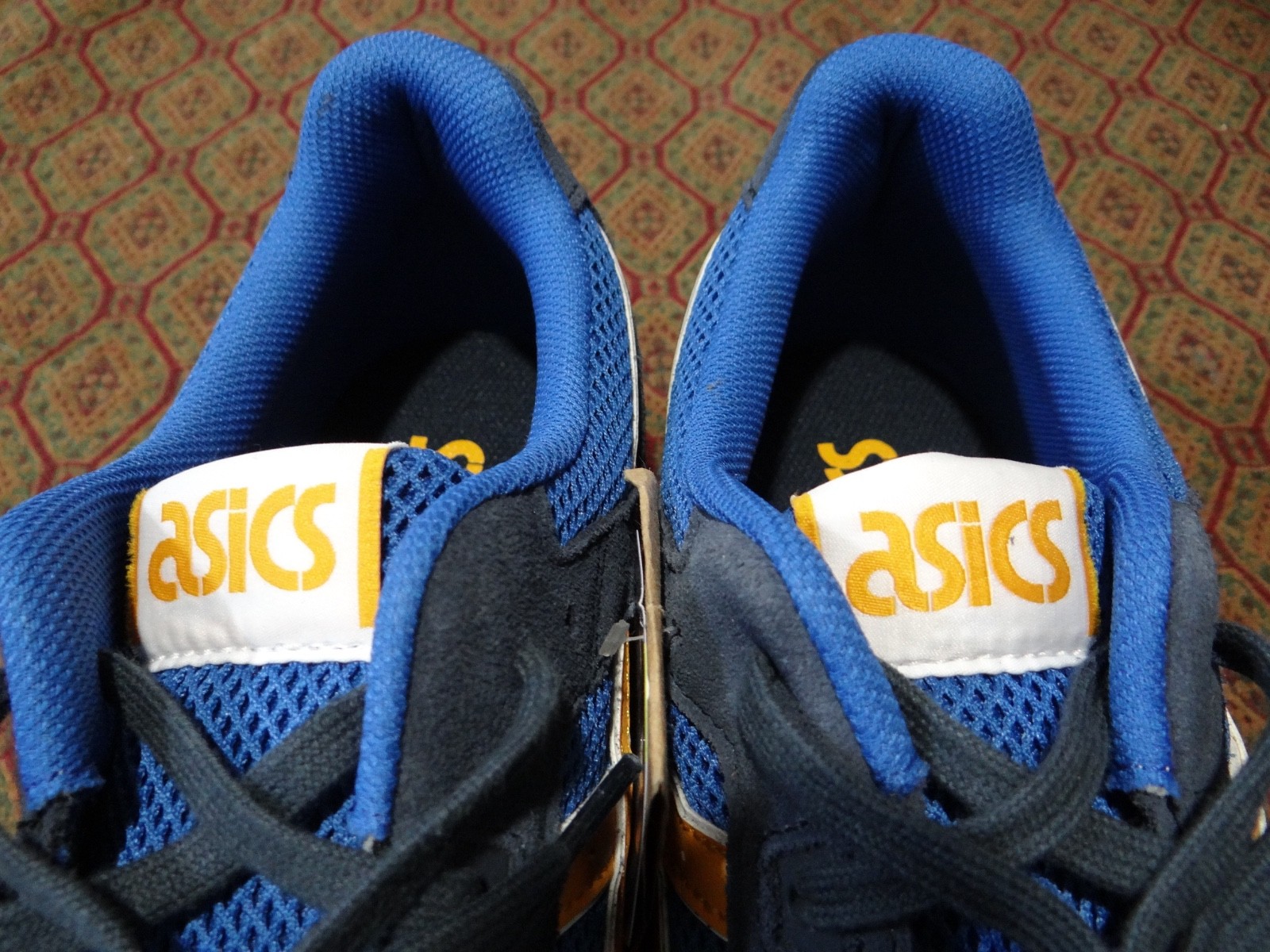 ASICS Lyte Classic ‘Blue Yellow’ Men’s 13 Retro Sneakers 1201A449 Rare NEW NWOB