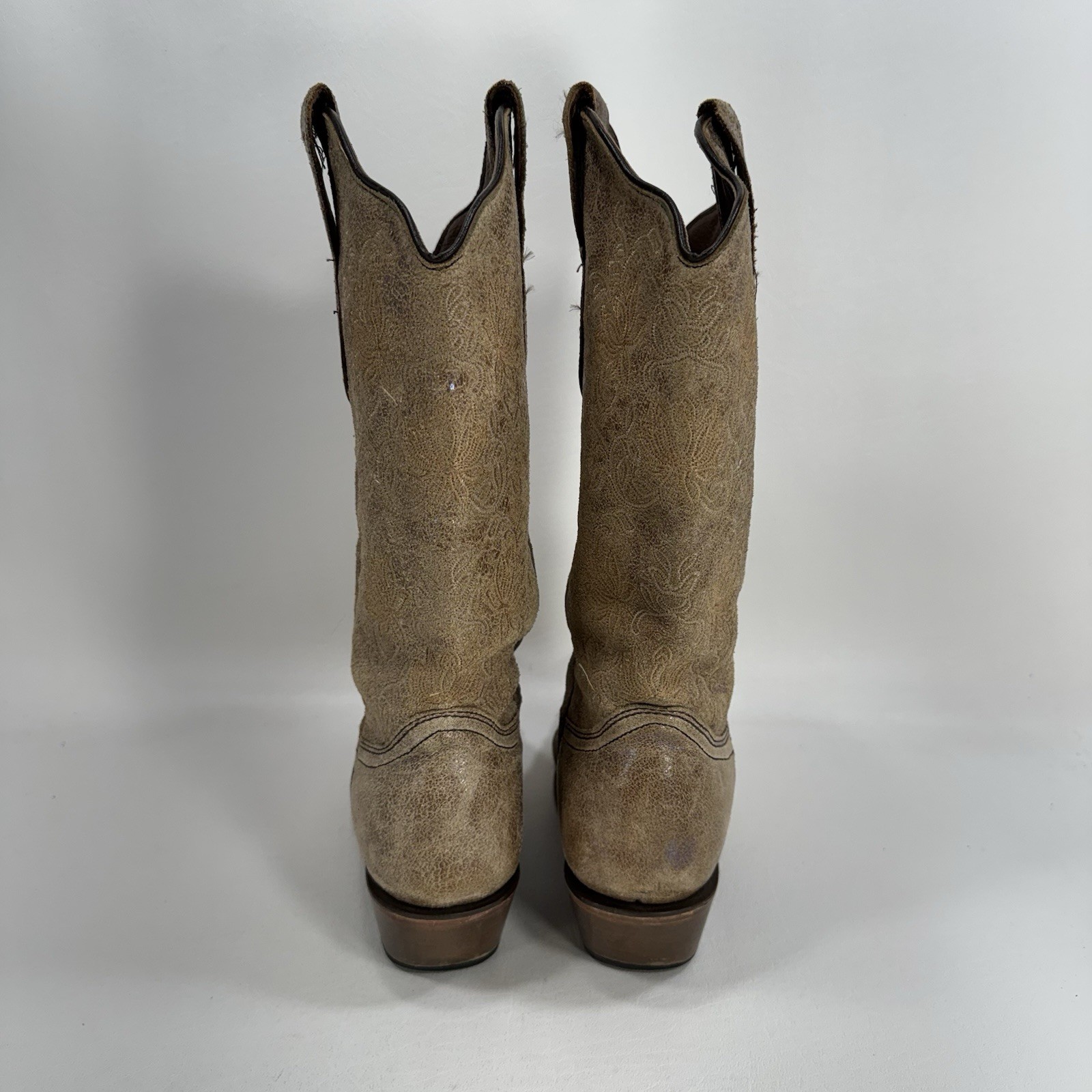 Circle G Floral Embroidery Western Boot Snip Toe L2038 Women’s Size 8.5 M