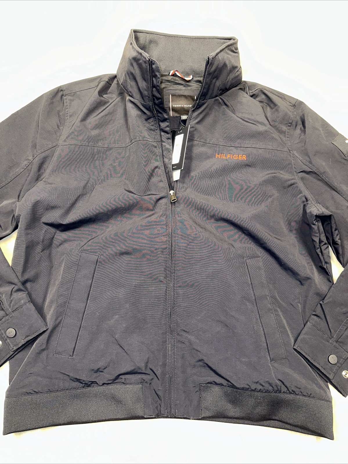 Tommy Hilfiger Lightweight Waterproof Regatta Bomber Jacket Dessert Sky Navy/XXL