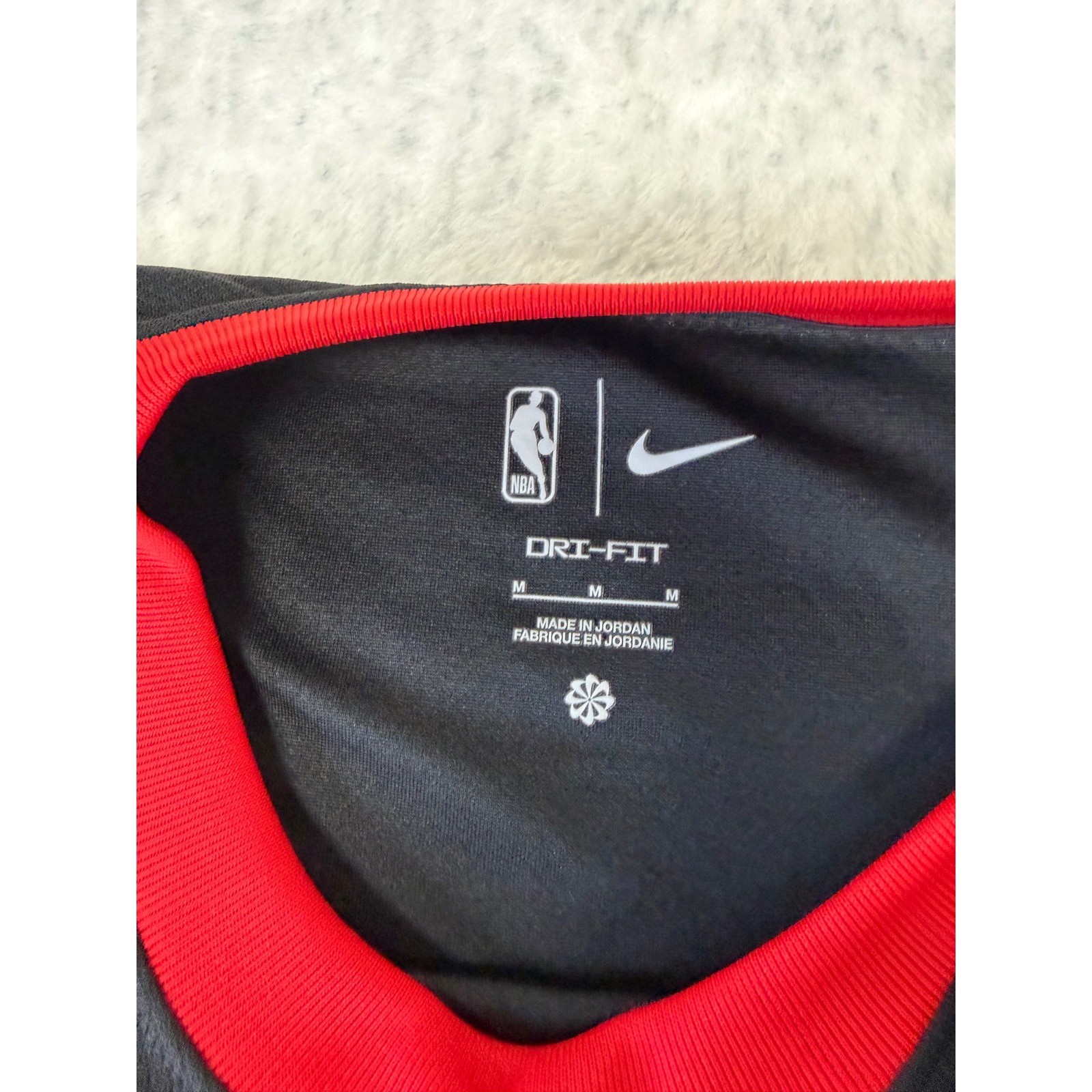 Nike NBA Houston Rockets H-Town City Edition Shooting Shirt Black Mens M