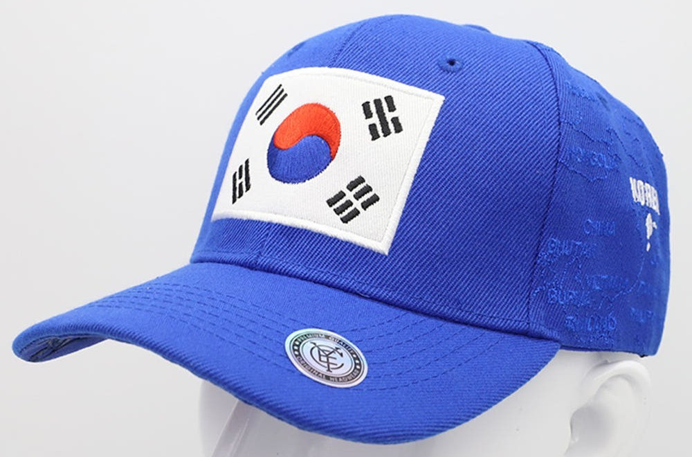South Korea Flag Baseball Cap South Korean National Team Supporters Dad Hat