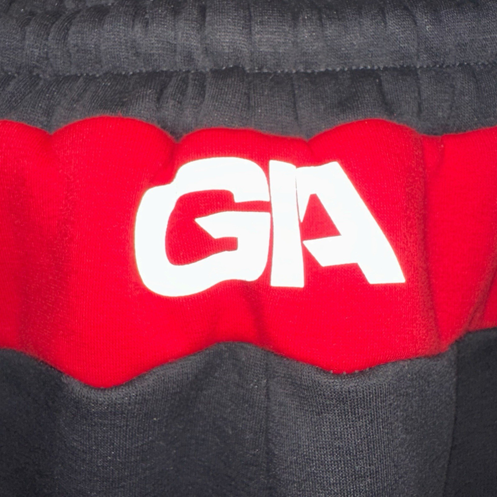 I AM GIA Red Black Silver Reflective Colorblock Hoodie Sweats Set Size XS NWT