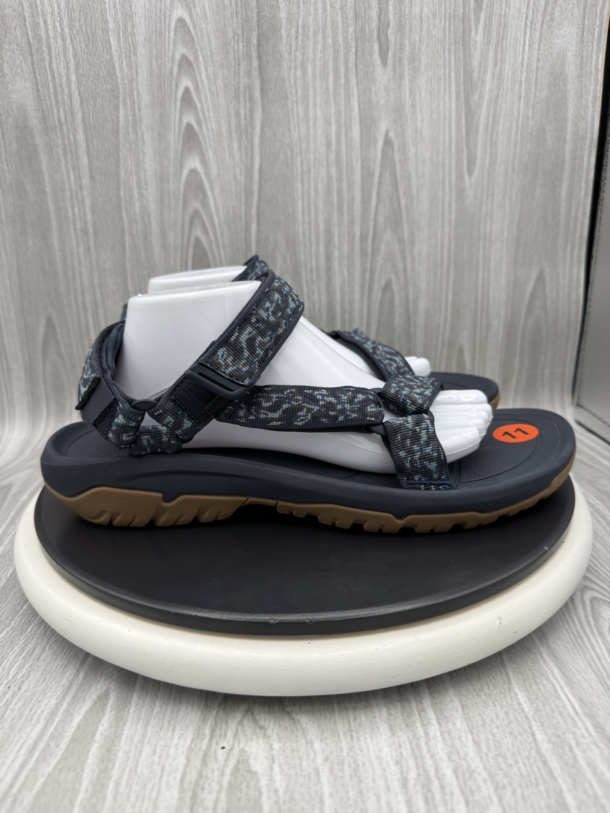Teva Hurricane XLT2 Mens Size 11 Blue Camo Quick Dry Hiking Vegan Sandals Shoes