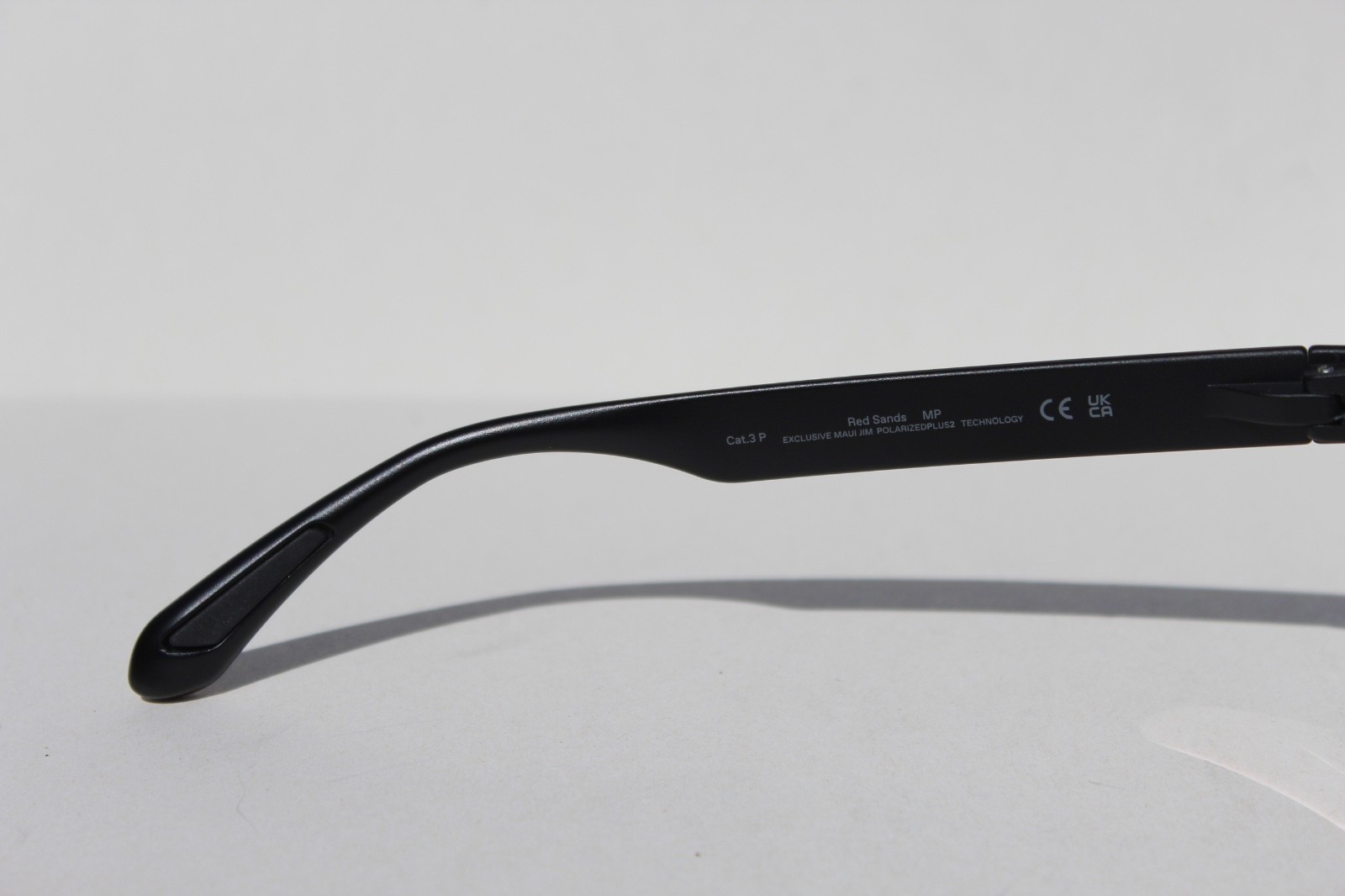 MAUI JIM Red Sands POLARIZED Sunglasses B432-2M Matte Black/Blue Hawaii NEW
