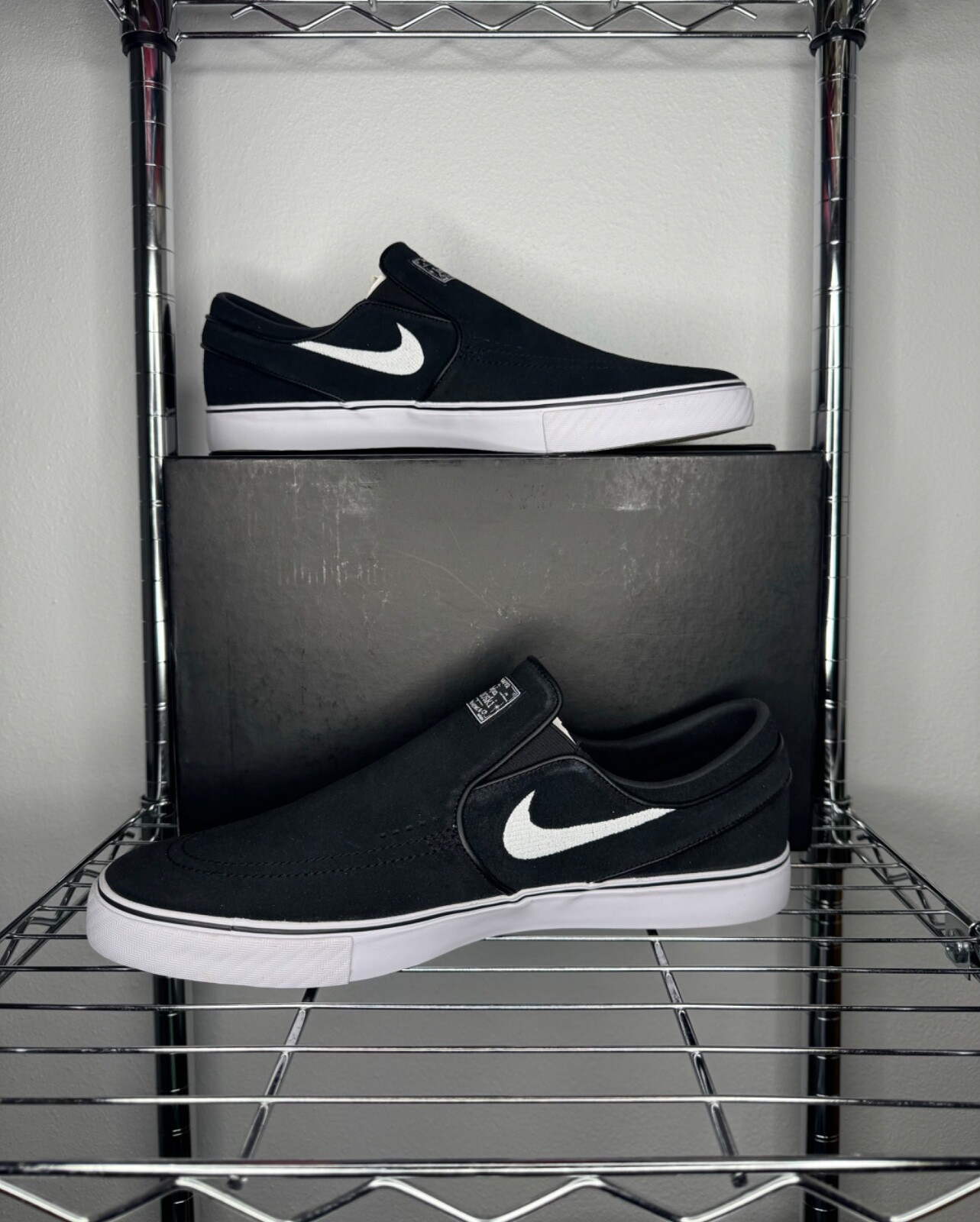 Men’s – Nike Zoom Stefan Janoski+ Slip SB ‘Black White’ FN5893-001