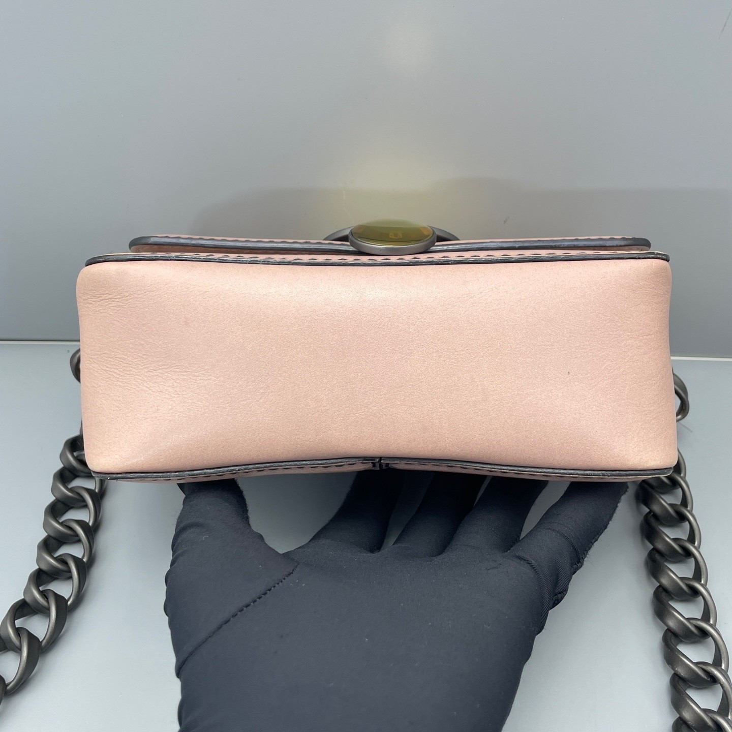 Bottega Veneta Pre-Owned Authentic Chain Bag Pink 17*11*6cm
