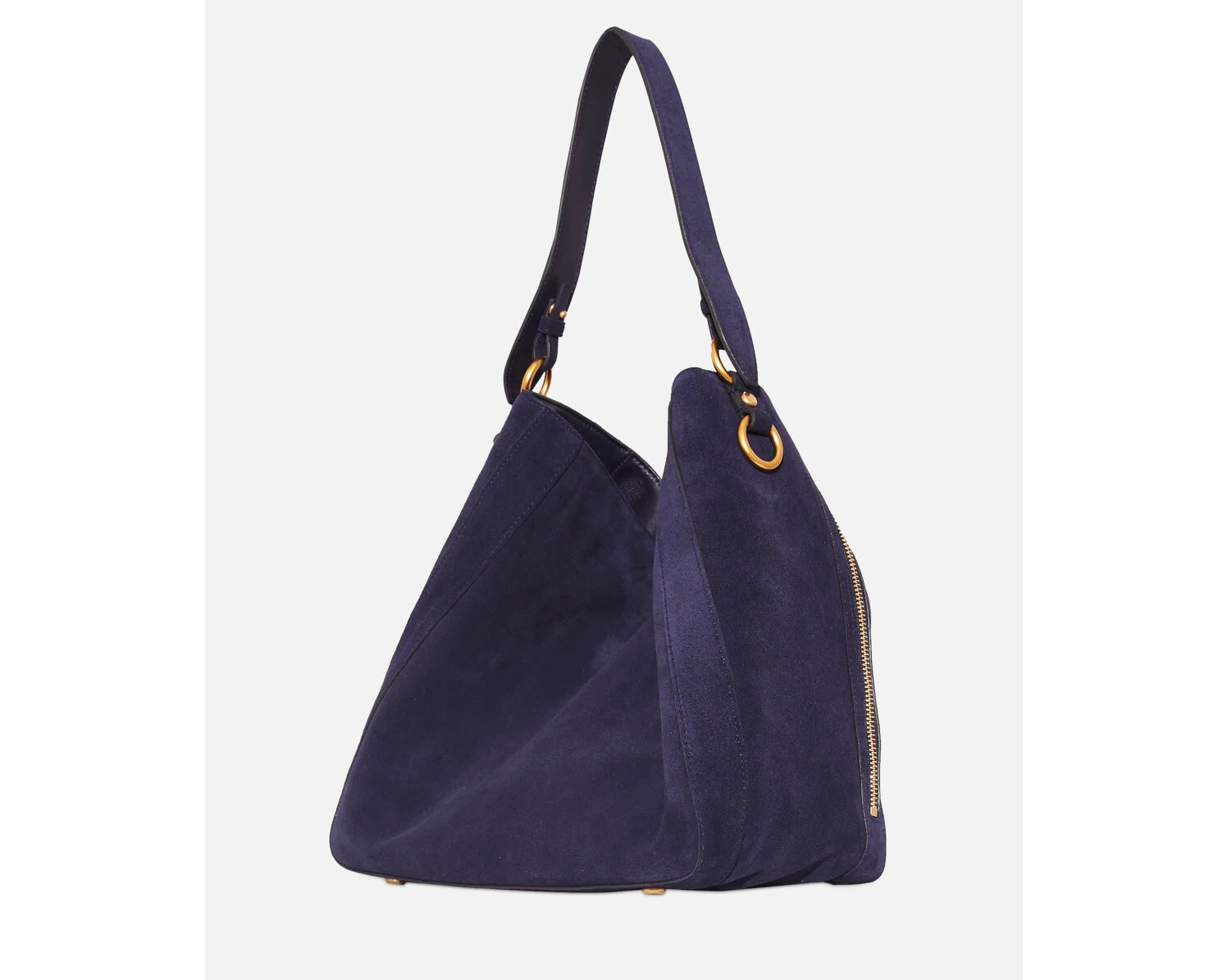 NWT Rebecca Minkoff MAB Leather Hobo Shoulder Crossbody Bag NAVY Suede AUTHENTIC