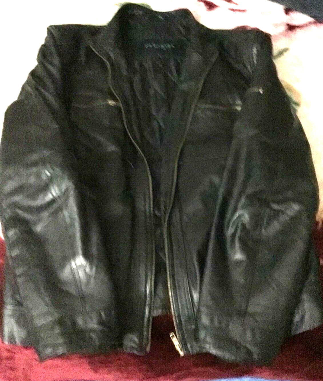 SUPERIOR NEW YORK leather jacket, black, small