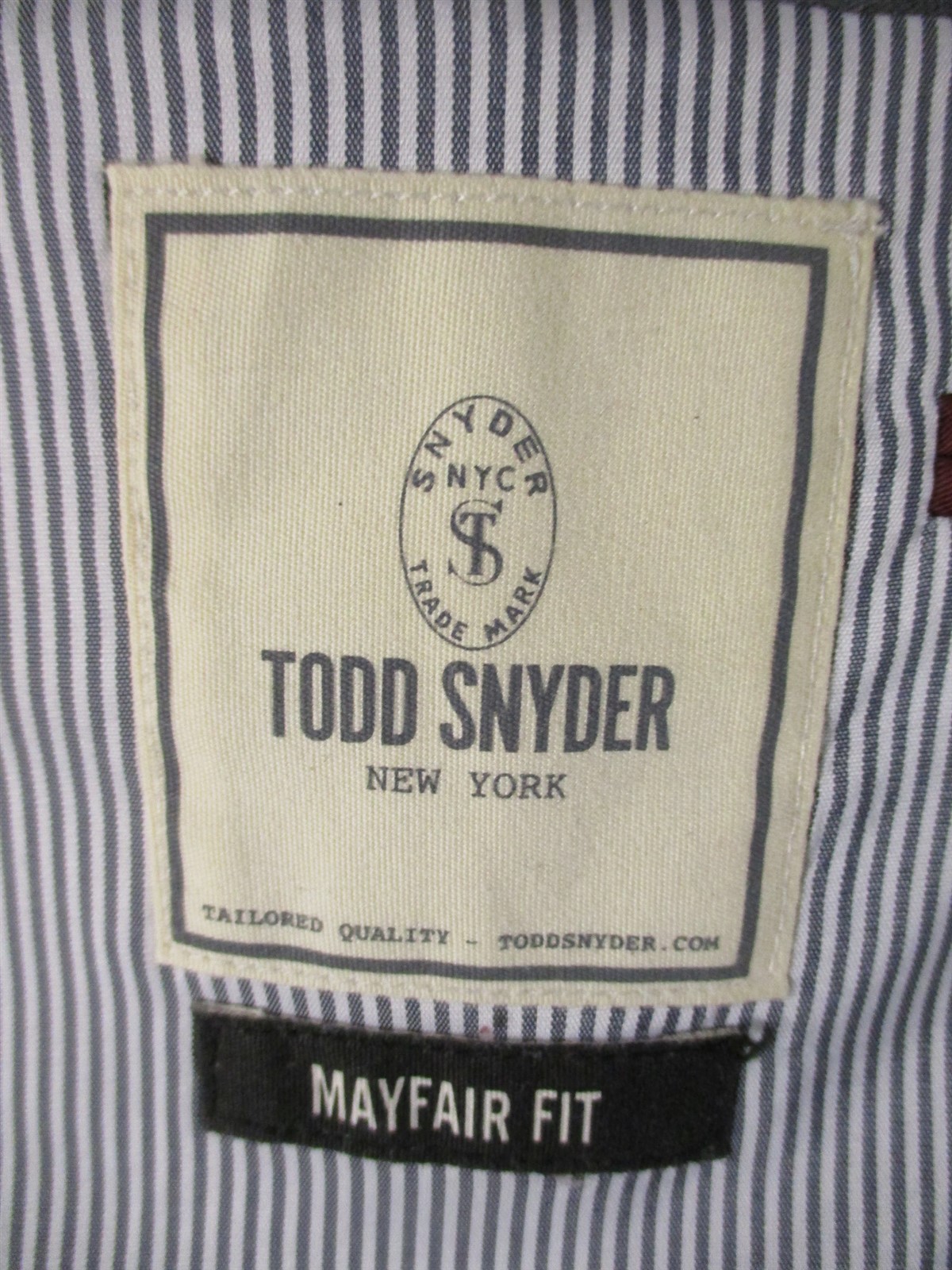 Todd Snyder Mens Charcoal Windowpane 2 Btn Wool Mayfair Fit Sport Coat 48R